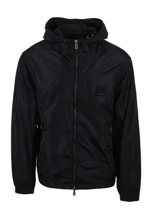 Armani Exchange Full Zip Blouson Jacket Black