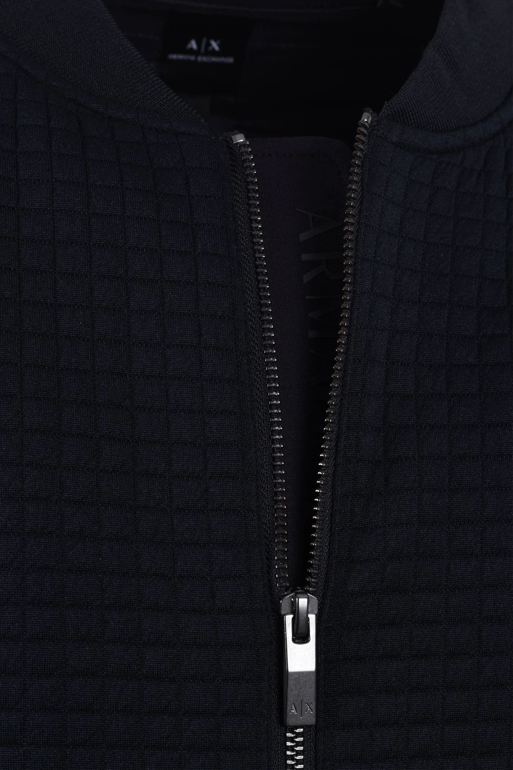Armani Exchange Full Zip Blouson Jacket Deep Navy