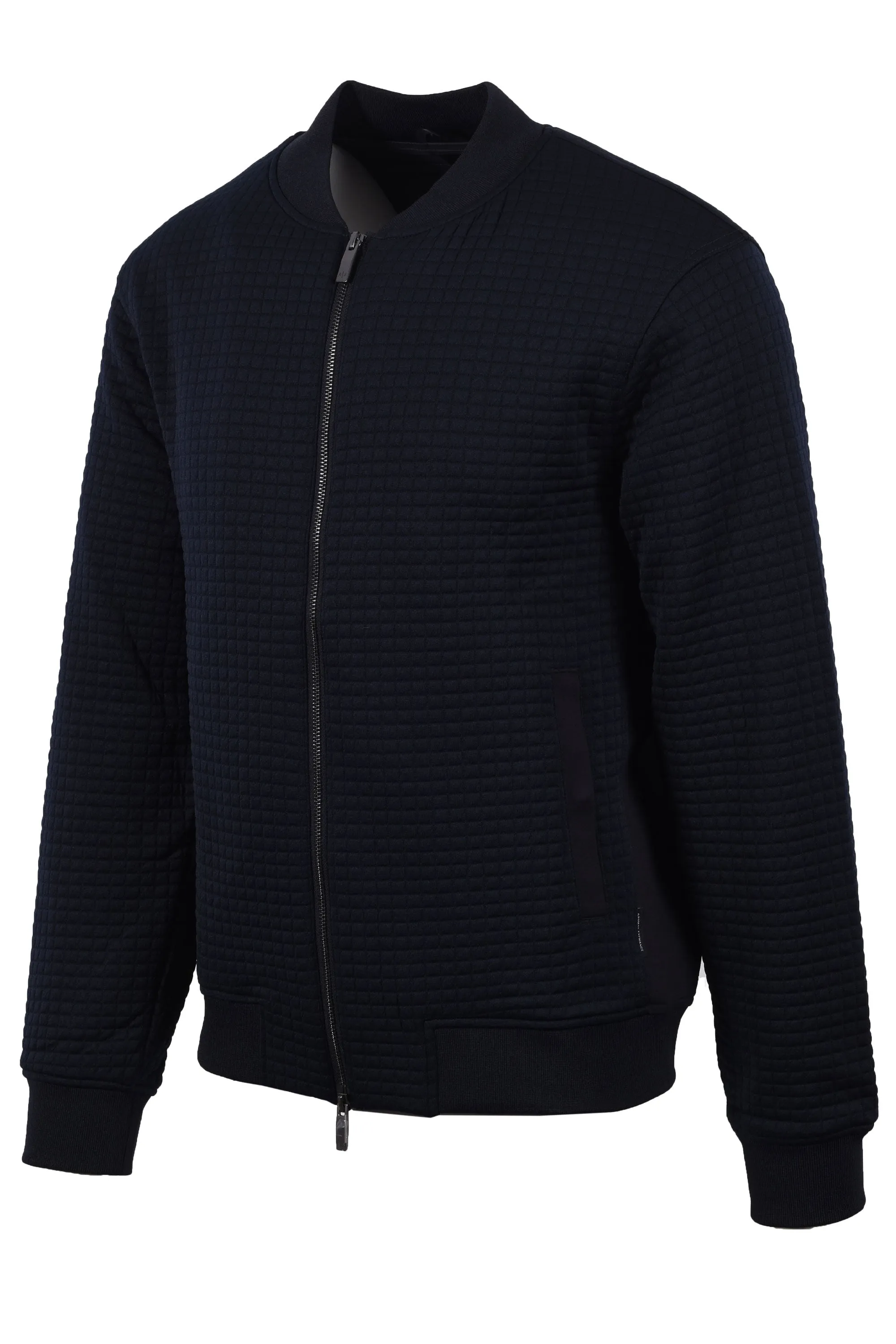 Armani Exchange Full Zip Blouson Jacket Deep Navy