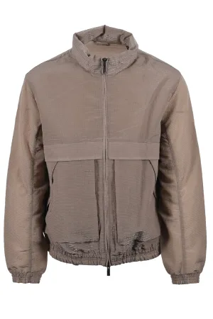 Armani Exchange Woven Blouson Jacket Roasted Cashew