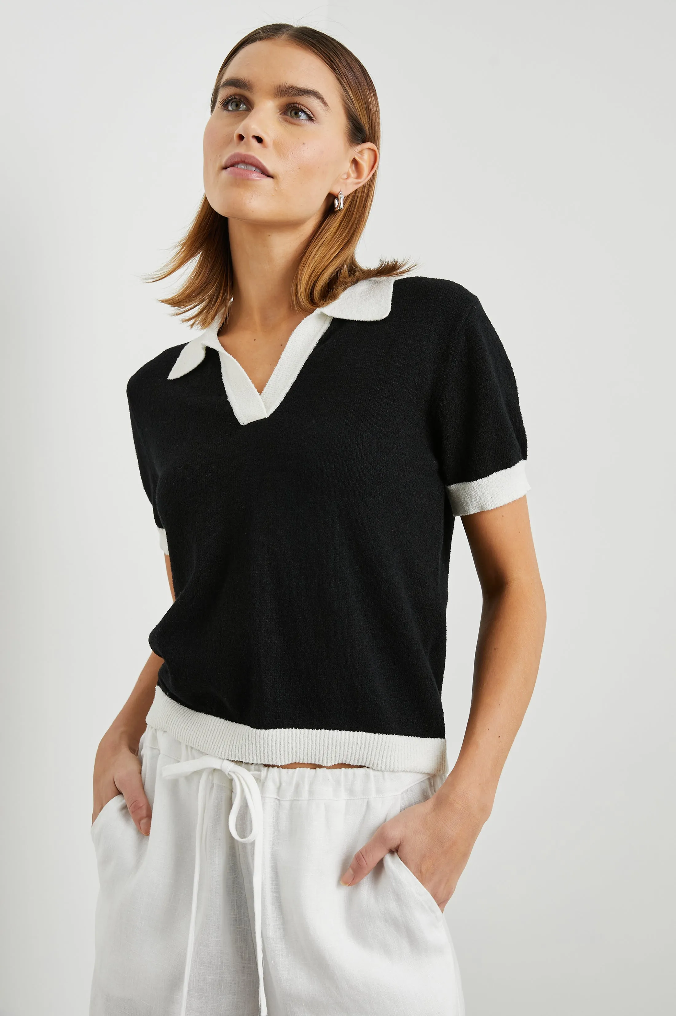 ARYA TOP - BLACK Rails