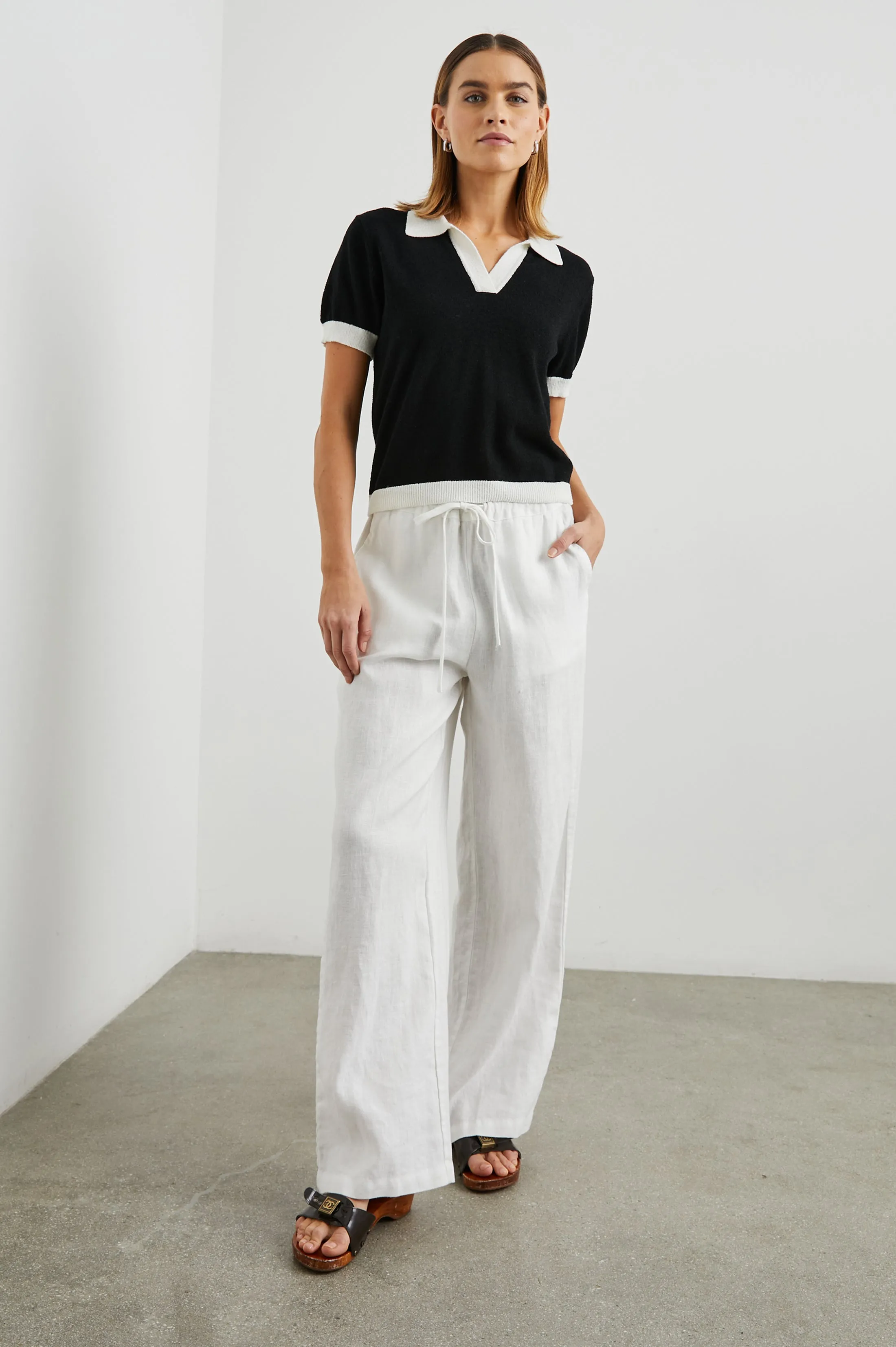 ARYA TOP - BLACK Rails