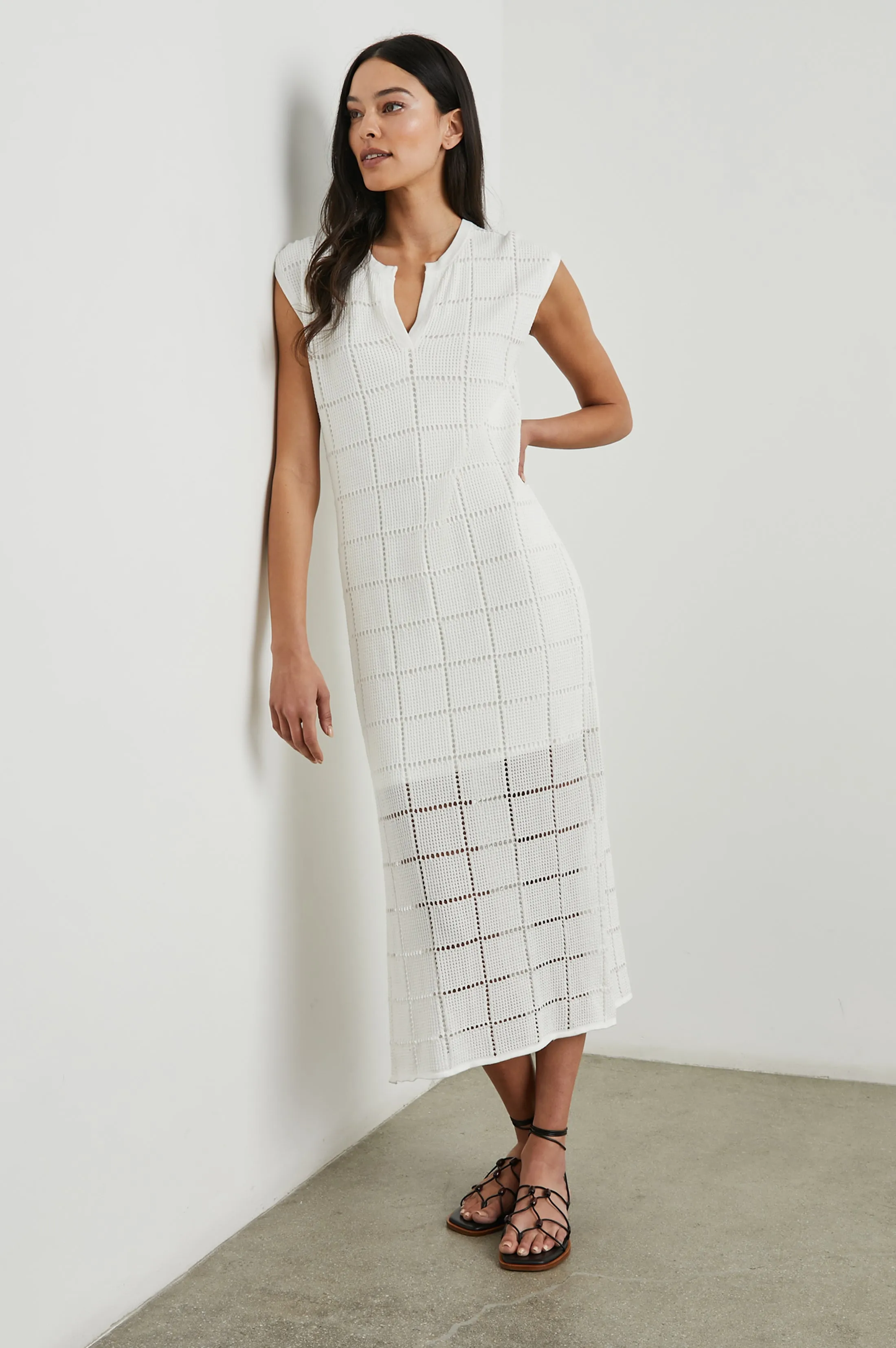 ASHLEY DRESS - WHITE Rails