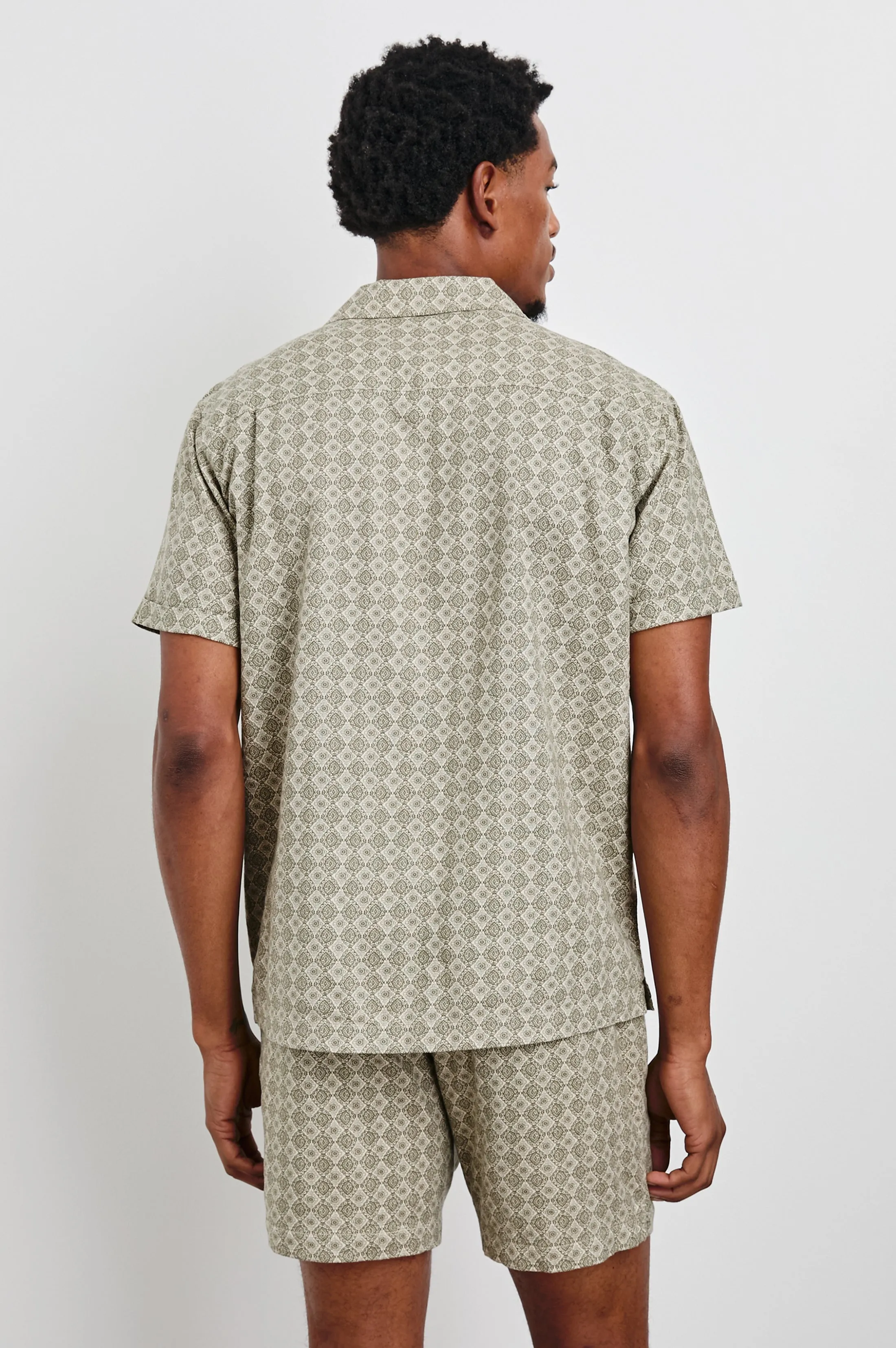 ATLAS SHIRT - DIAMOND OAT OLIVE Rails