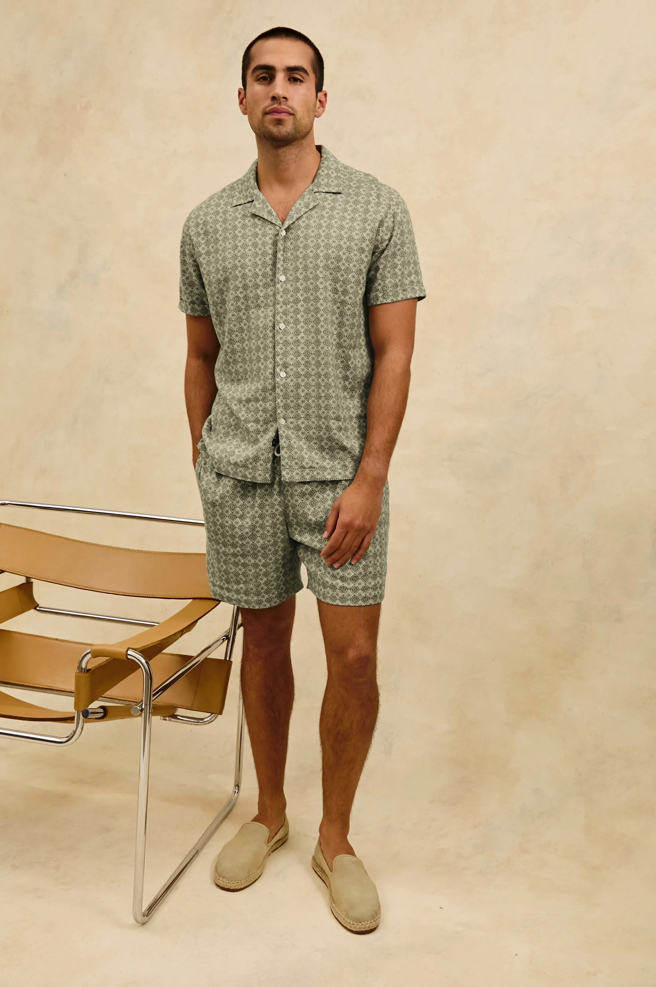 ATLAS SHIRT - DIAMOND OAT OLIVE Rails