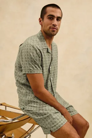 ATLAS SHIRT - DIAMOND OAT OLIVE Rails