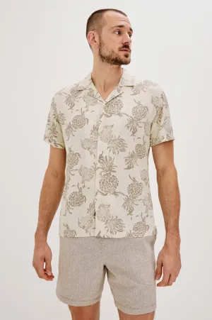ATLAS SHIRT - PINEAPPLE BLOCK ECRU Rails