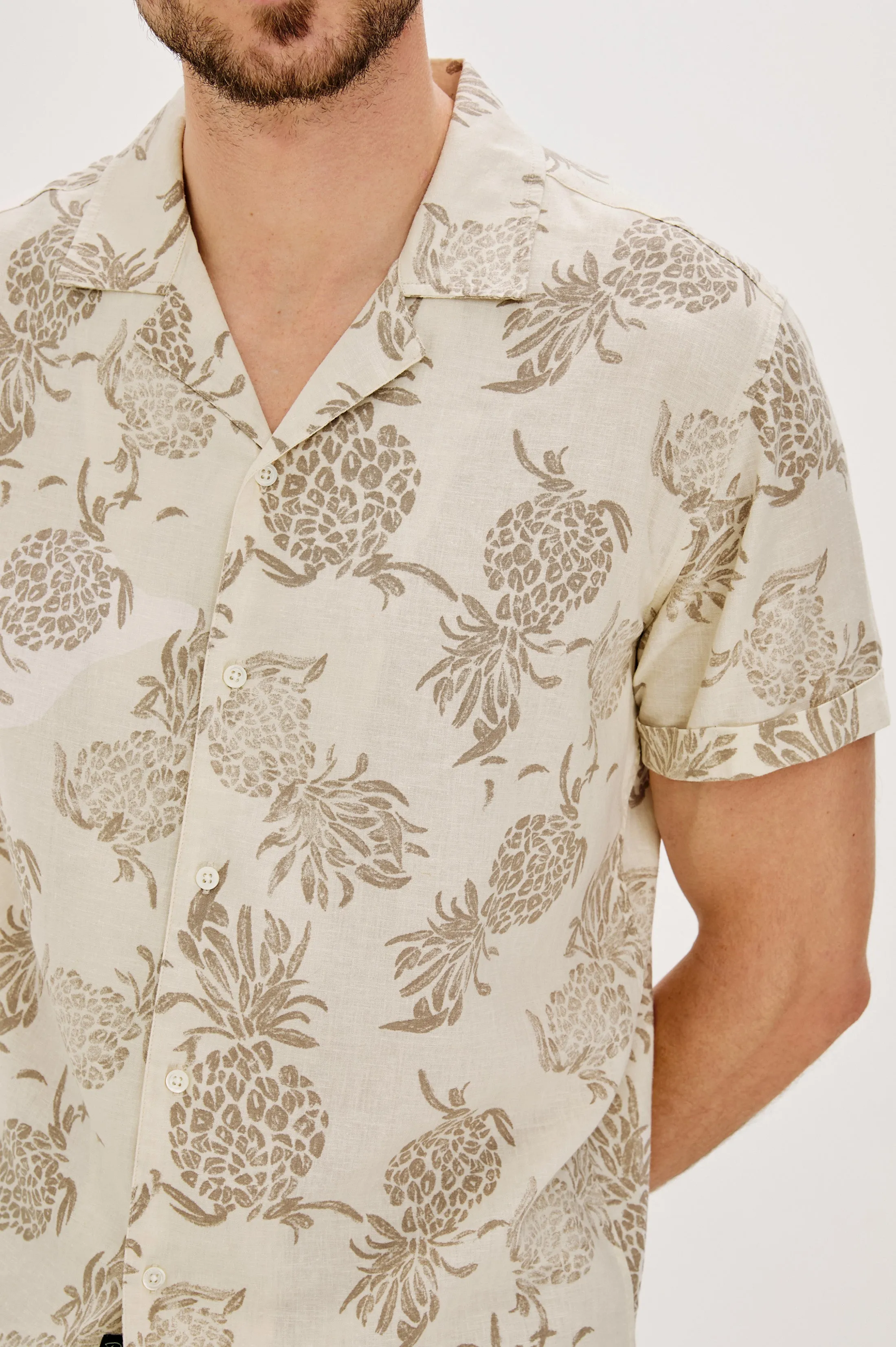 ATLAS SHIRT - PINEAPPLE BLOCK ECRU Rails