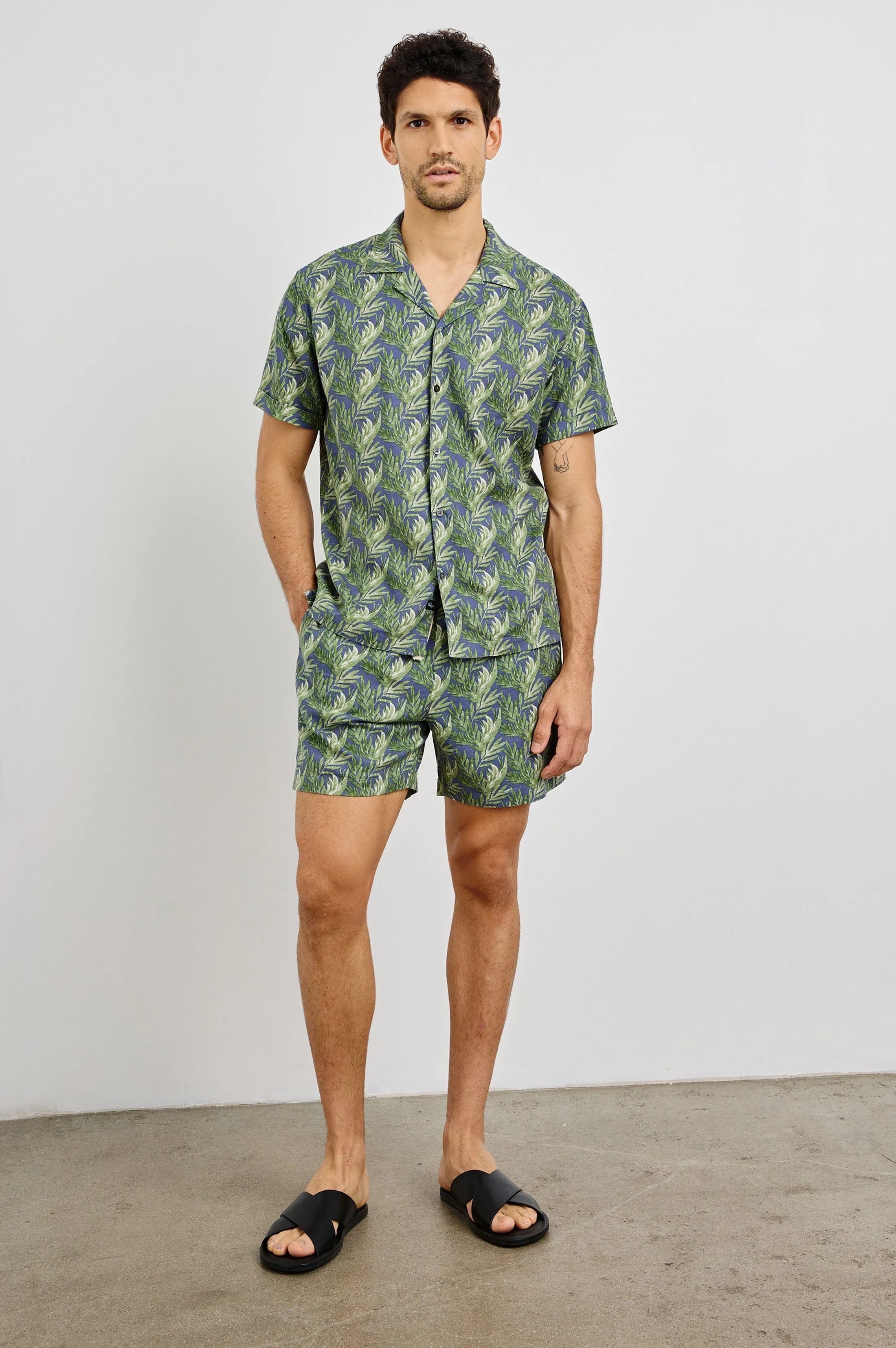 ATLAS SHIRT - SLATE SEAWEED Rails