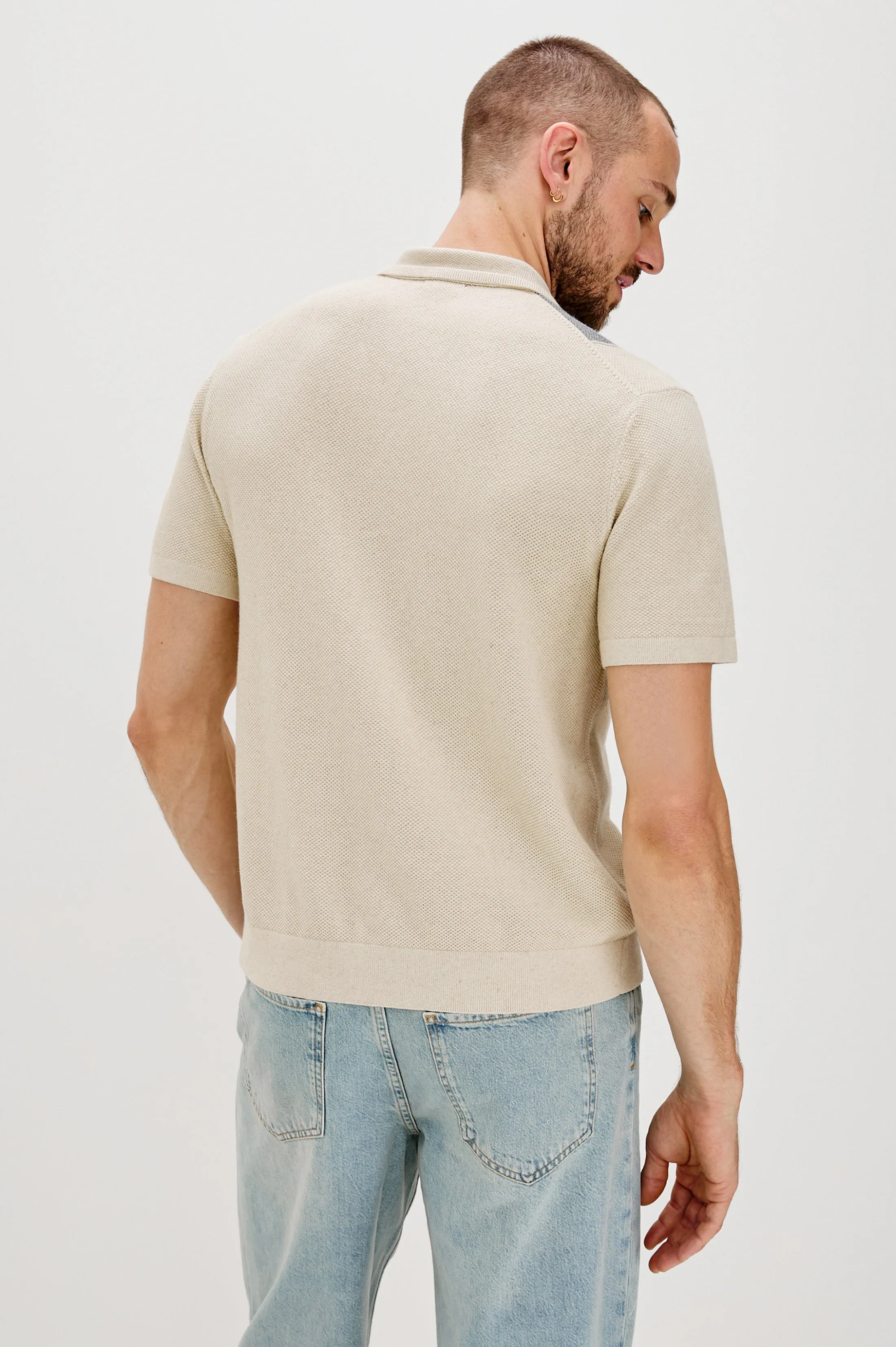 ATWOOD SHIRT - ECRU CHAMBRAY Rails
