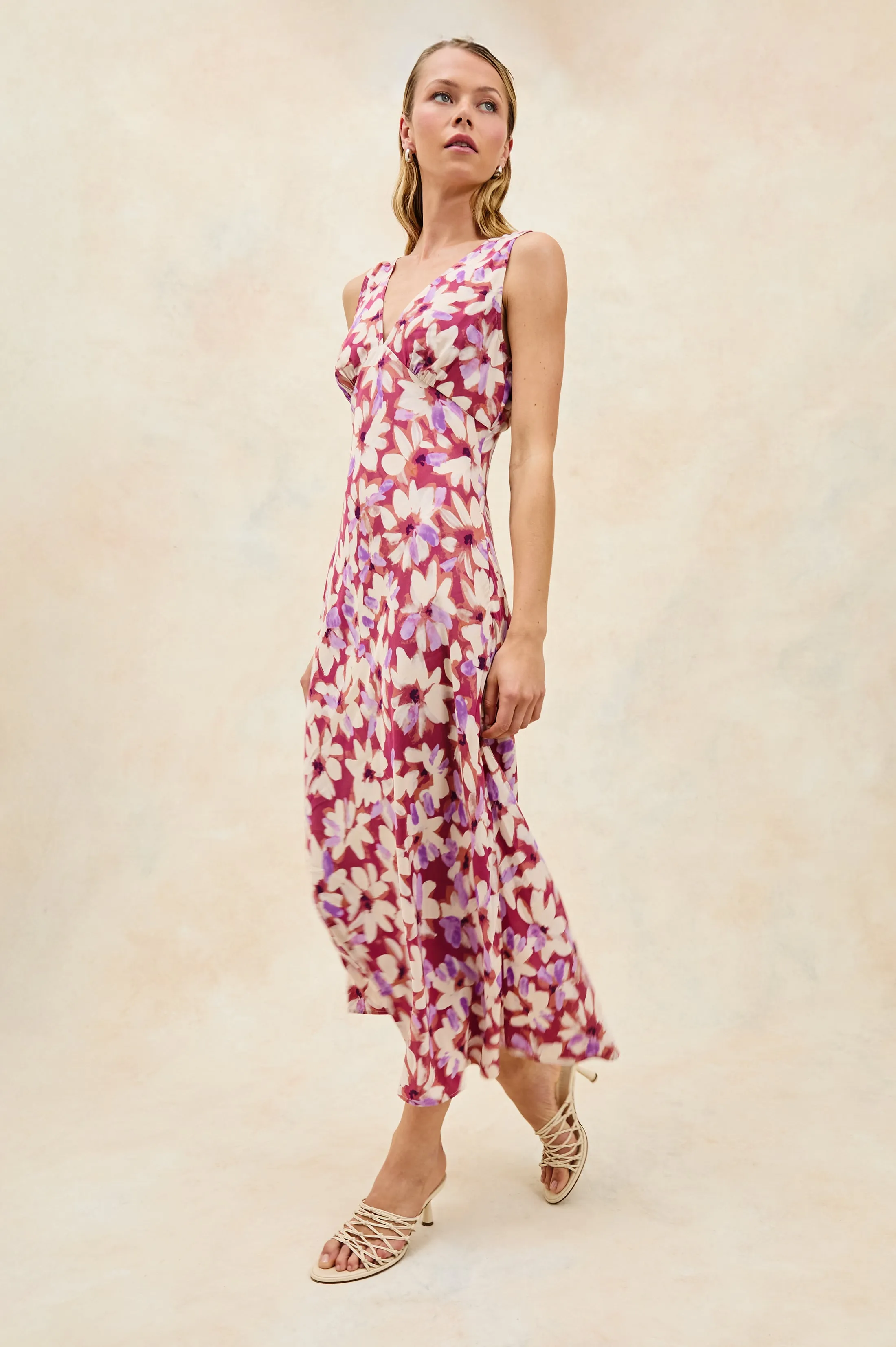 AUDRINA DRESS - AMARANTH Rails