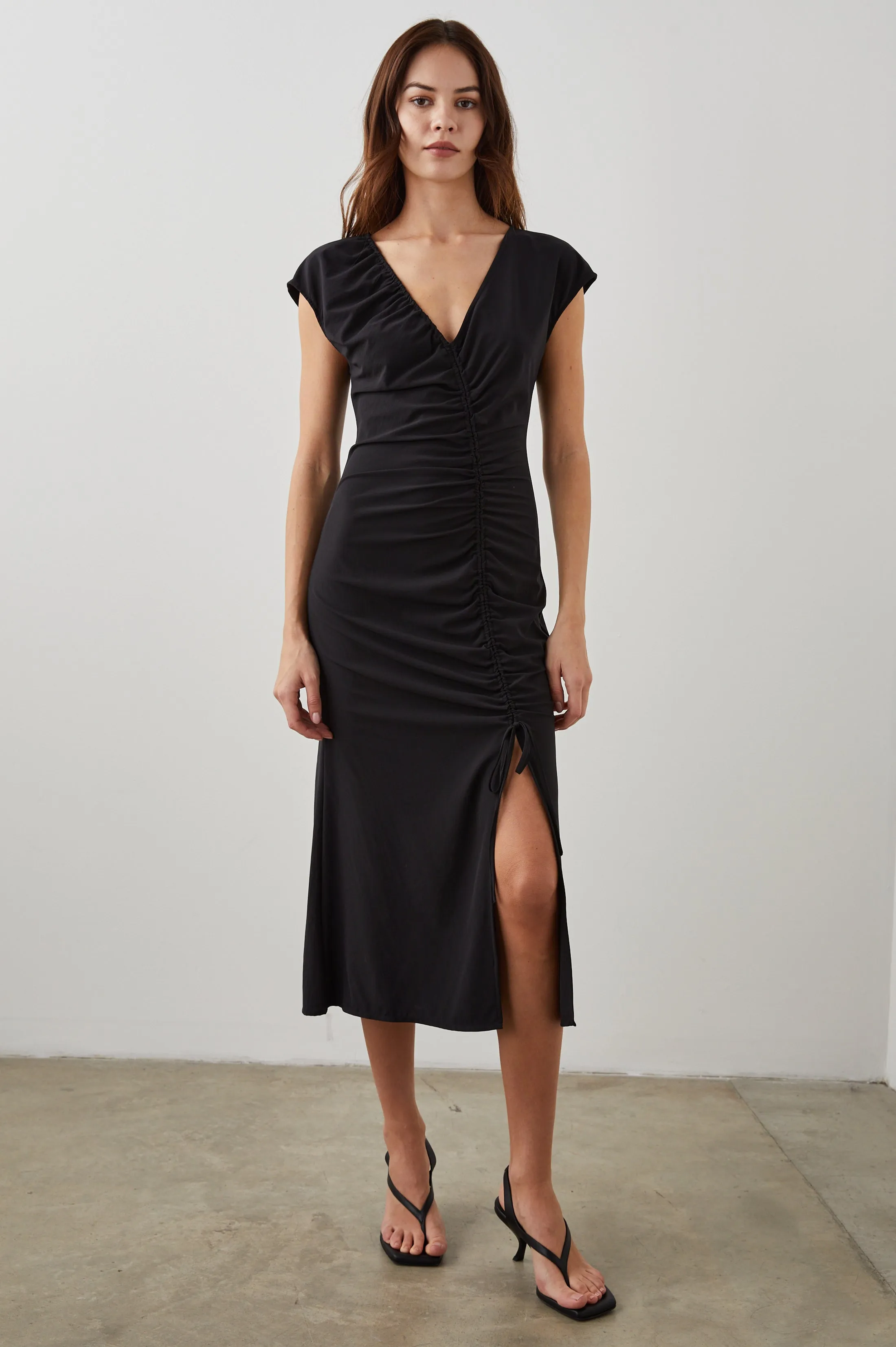 AUREN DRESS - BLACK Rails