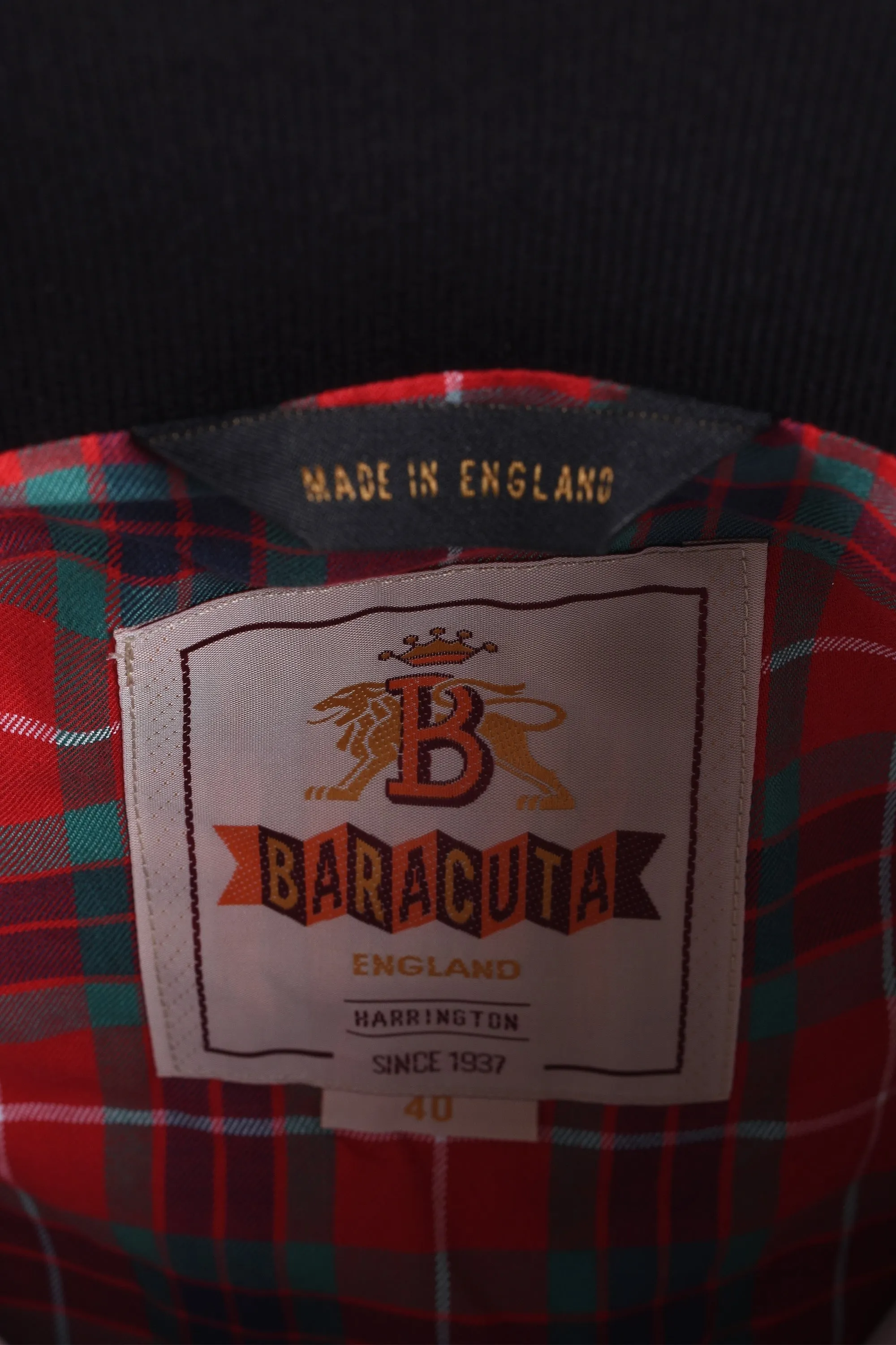 Baracuta G9 Harrington Jacket Black
