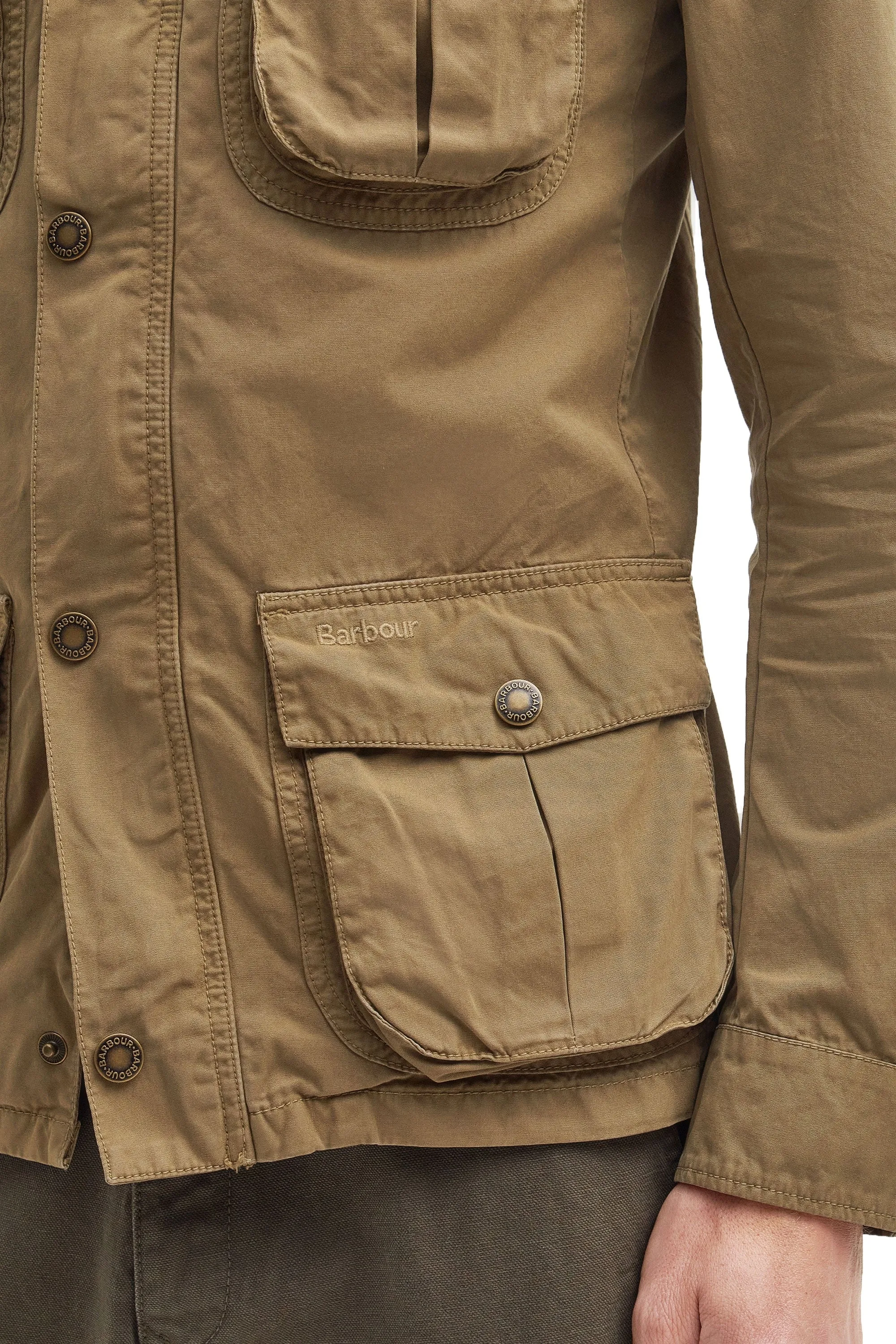 Barbour Corbridge Casual Jacket Bleached Olive