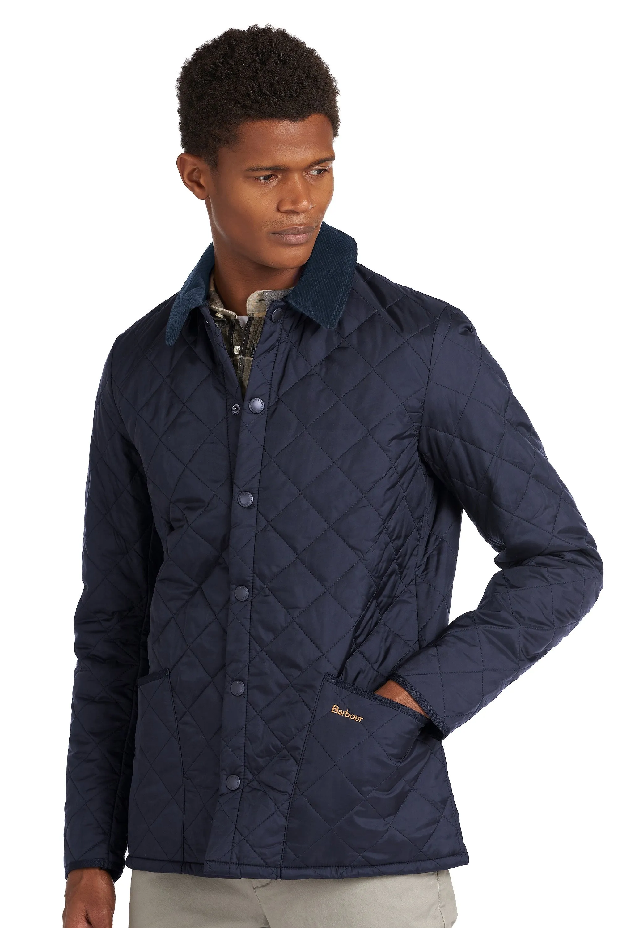 Barbour Heritage Liddesdale Quilted Jacket Navy
