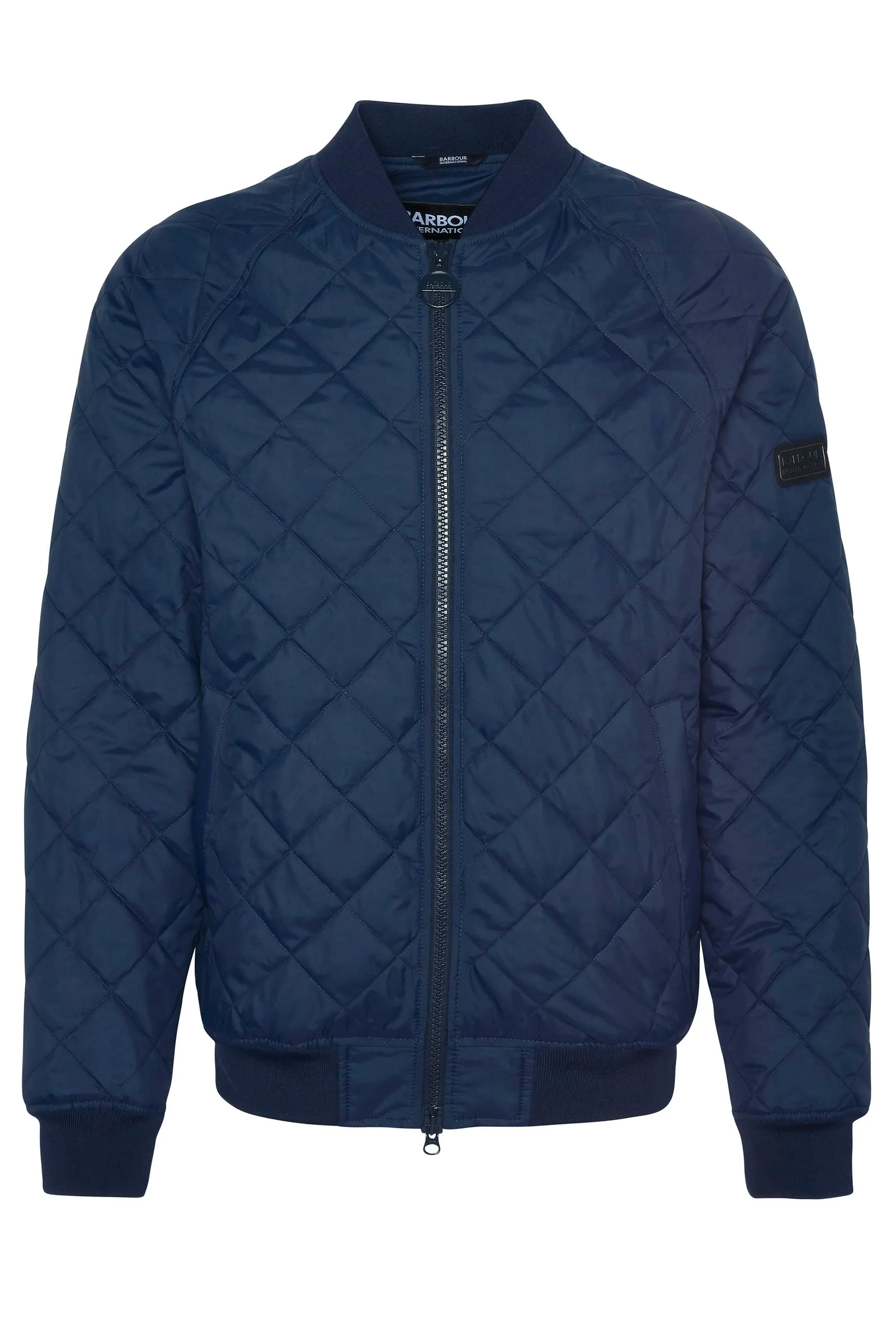 Barbour International Harfell Quilted Jacket Navy