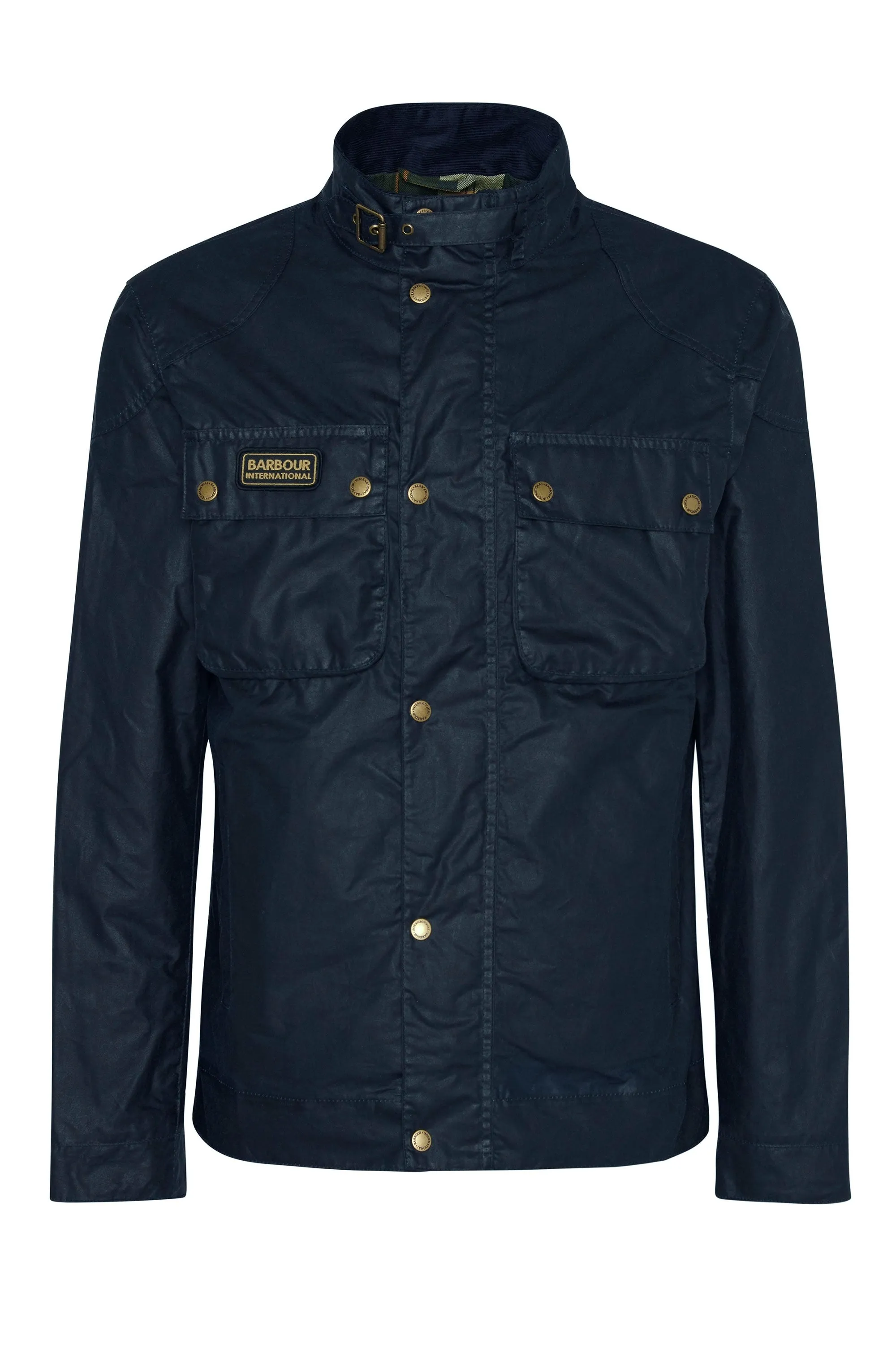 Barbour International Merton Wax Jacket Navy