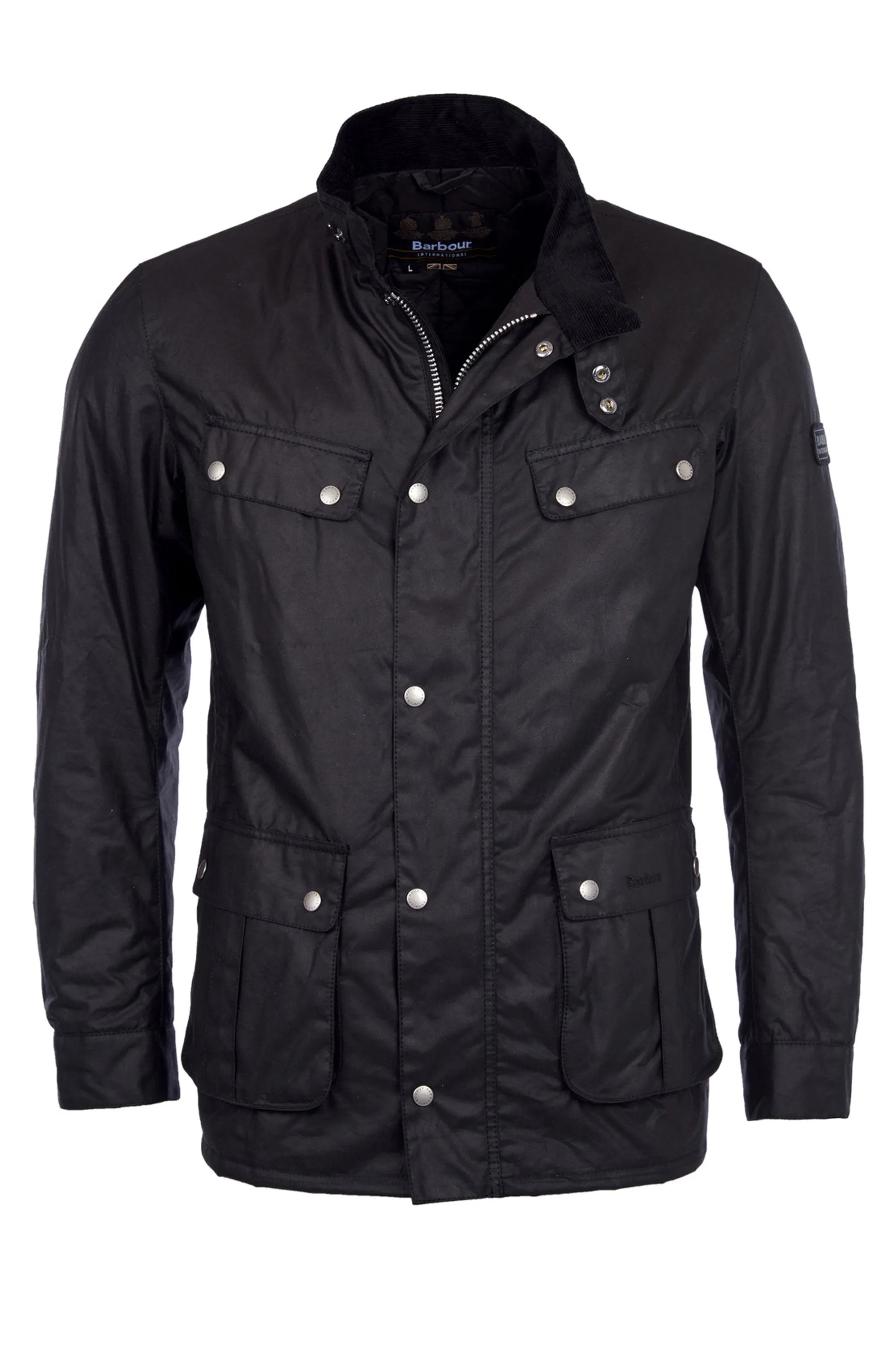 Barbour International Tourer Wax Duke Jacket Black
