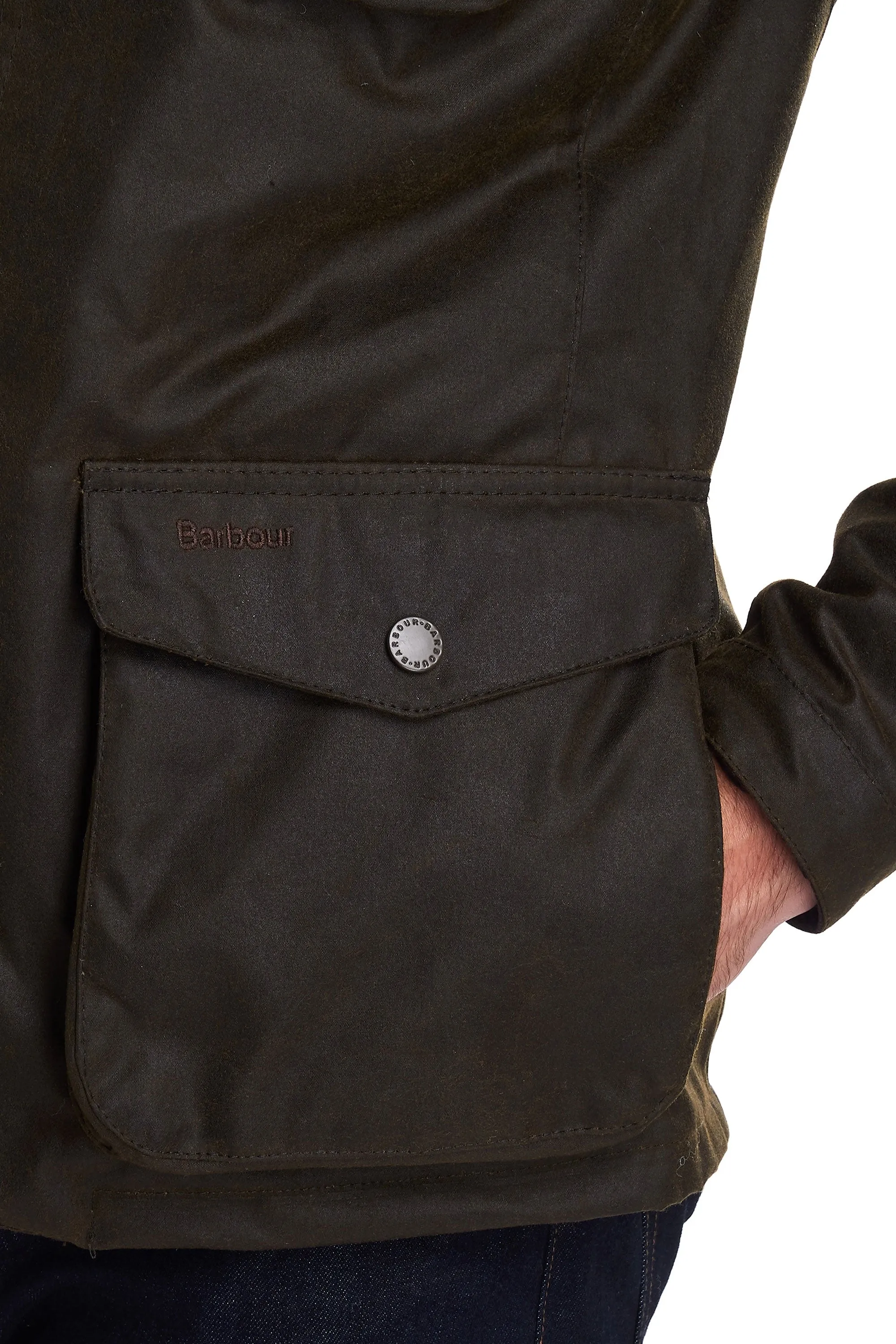 Barbour Ogston Wax Jacket Olive