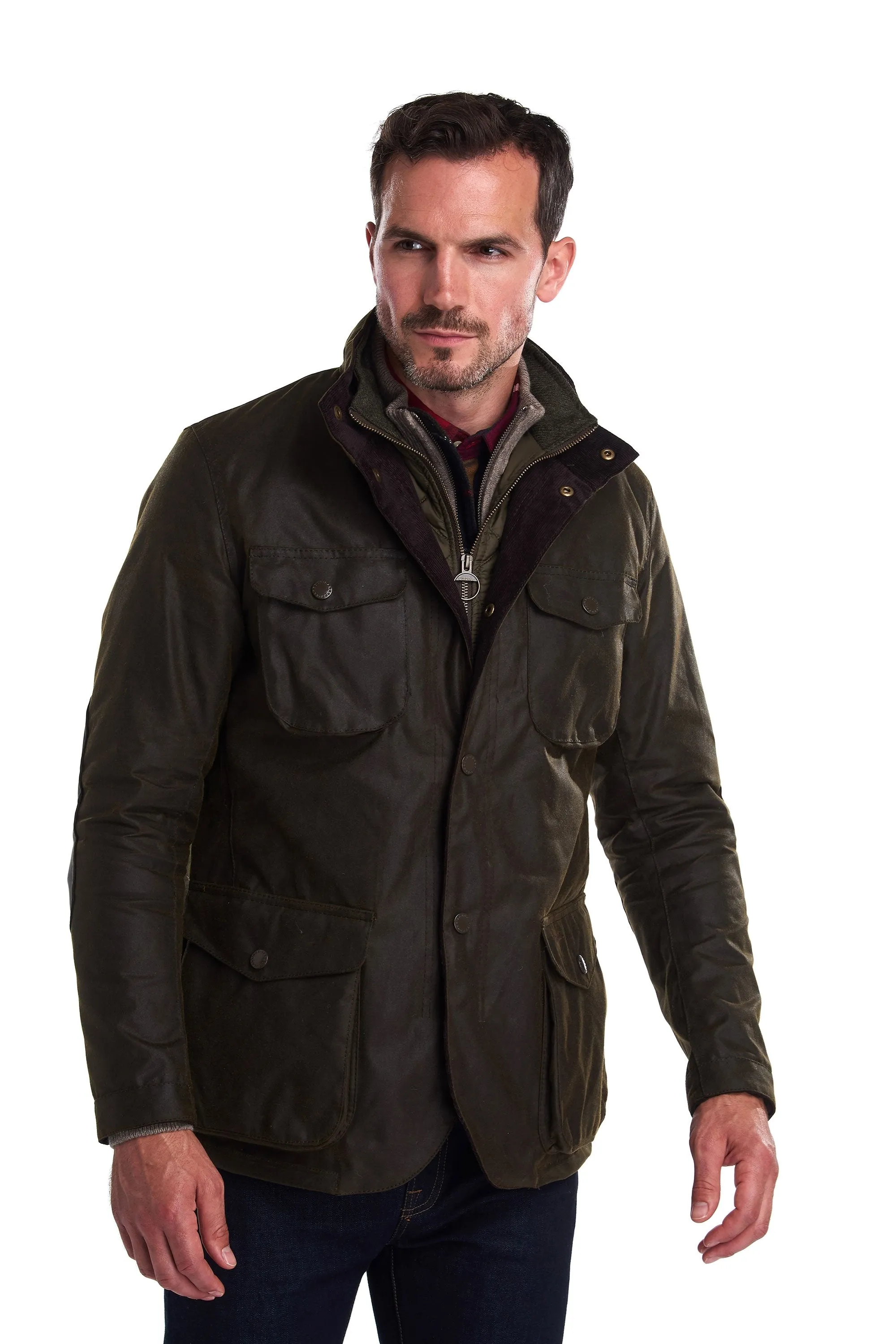 Barbour Ogston Wax Jacket Olive