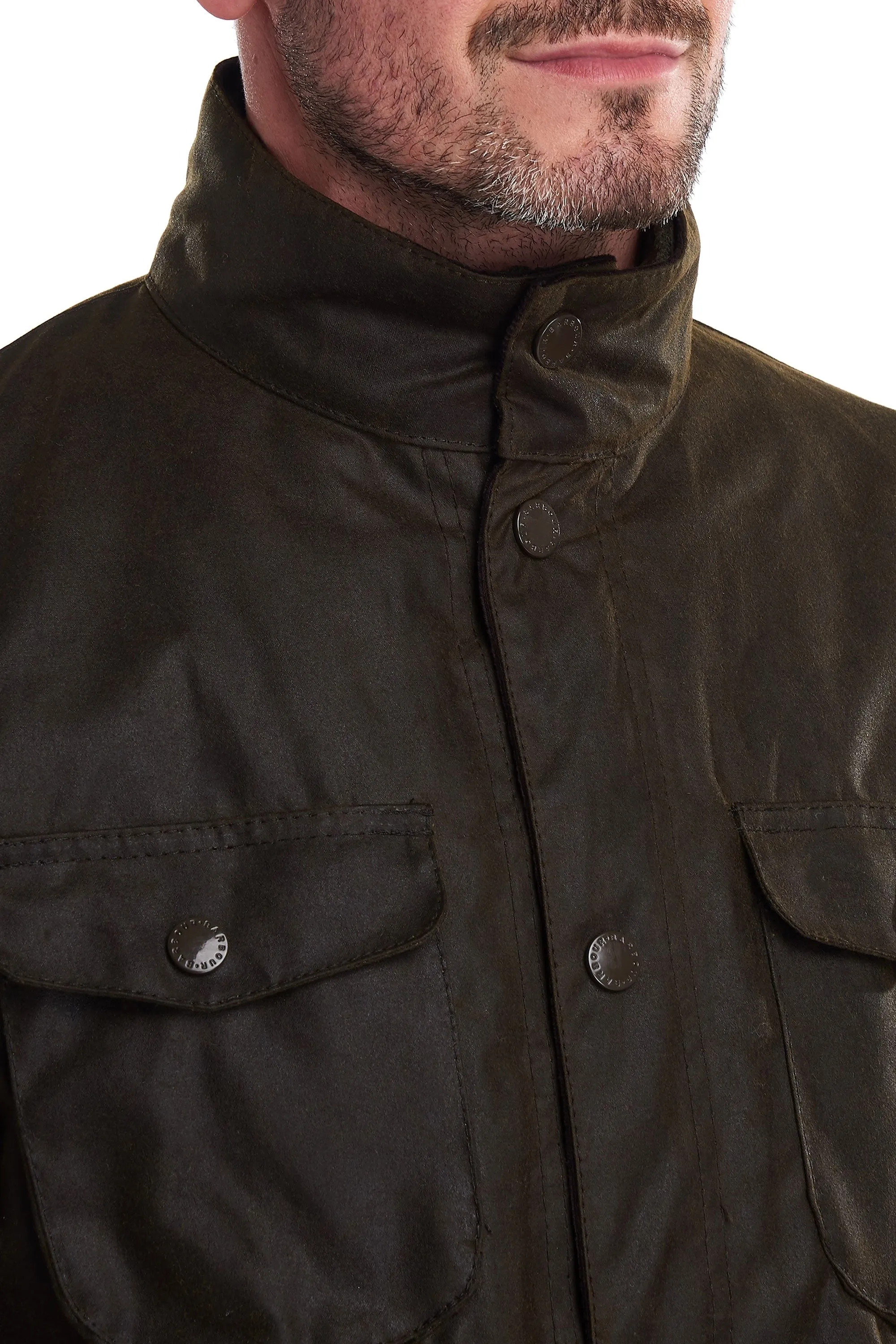 Barbour Ogston Wax Jacket Olive