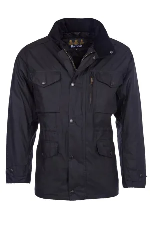 Barbour Sapper Wax Jacket Black
