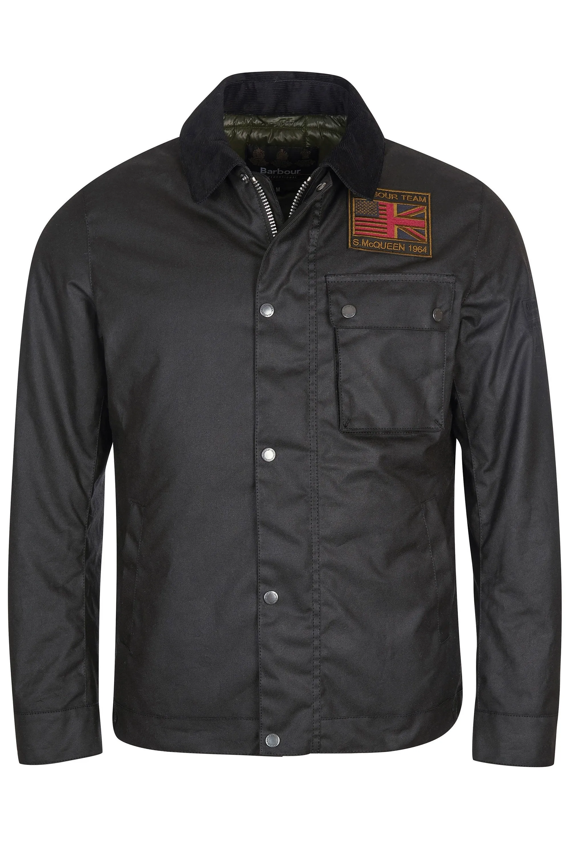 Barbour Steve McQueen Workers Wax Jacket Black