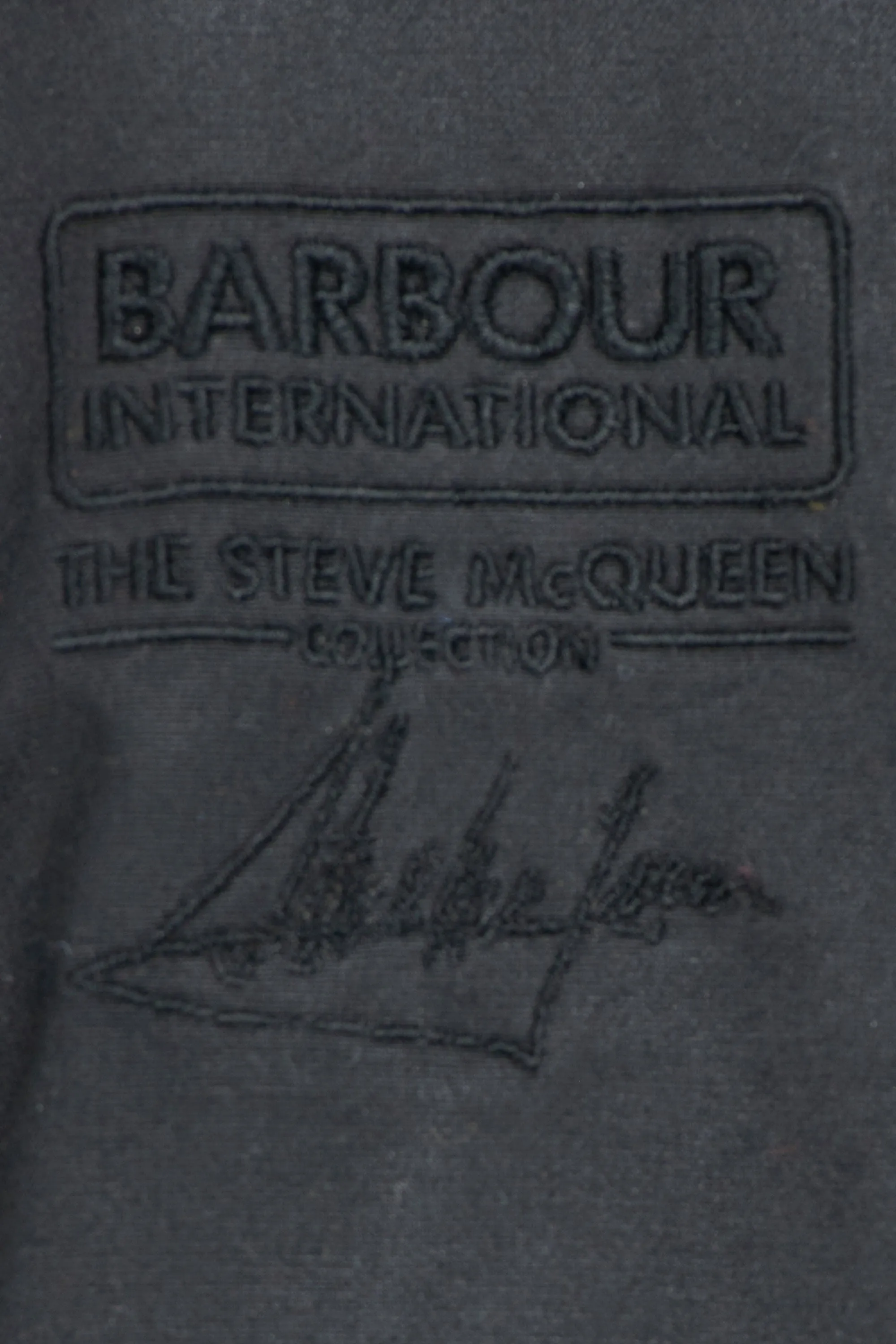 Barbour Steve McQueen Workers Wax Jacket Black