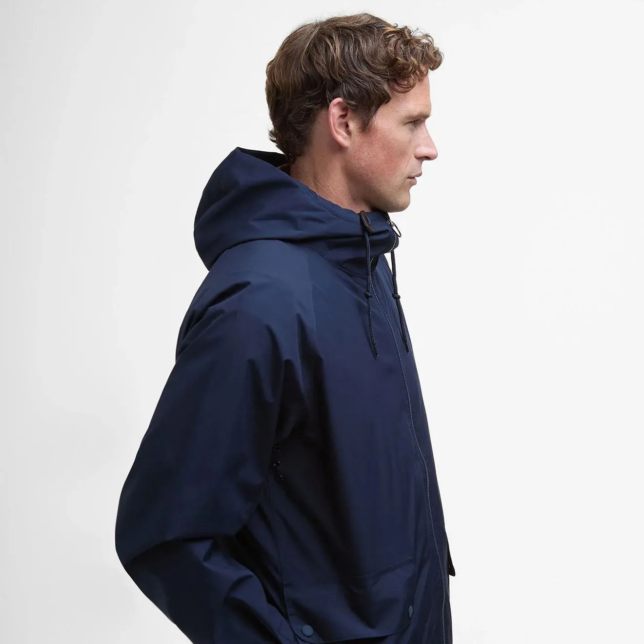 Barbour Trover Waterproof Jacket Navy