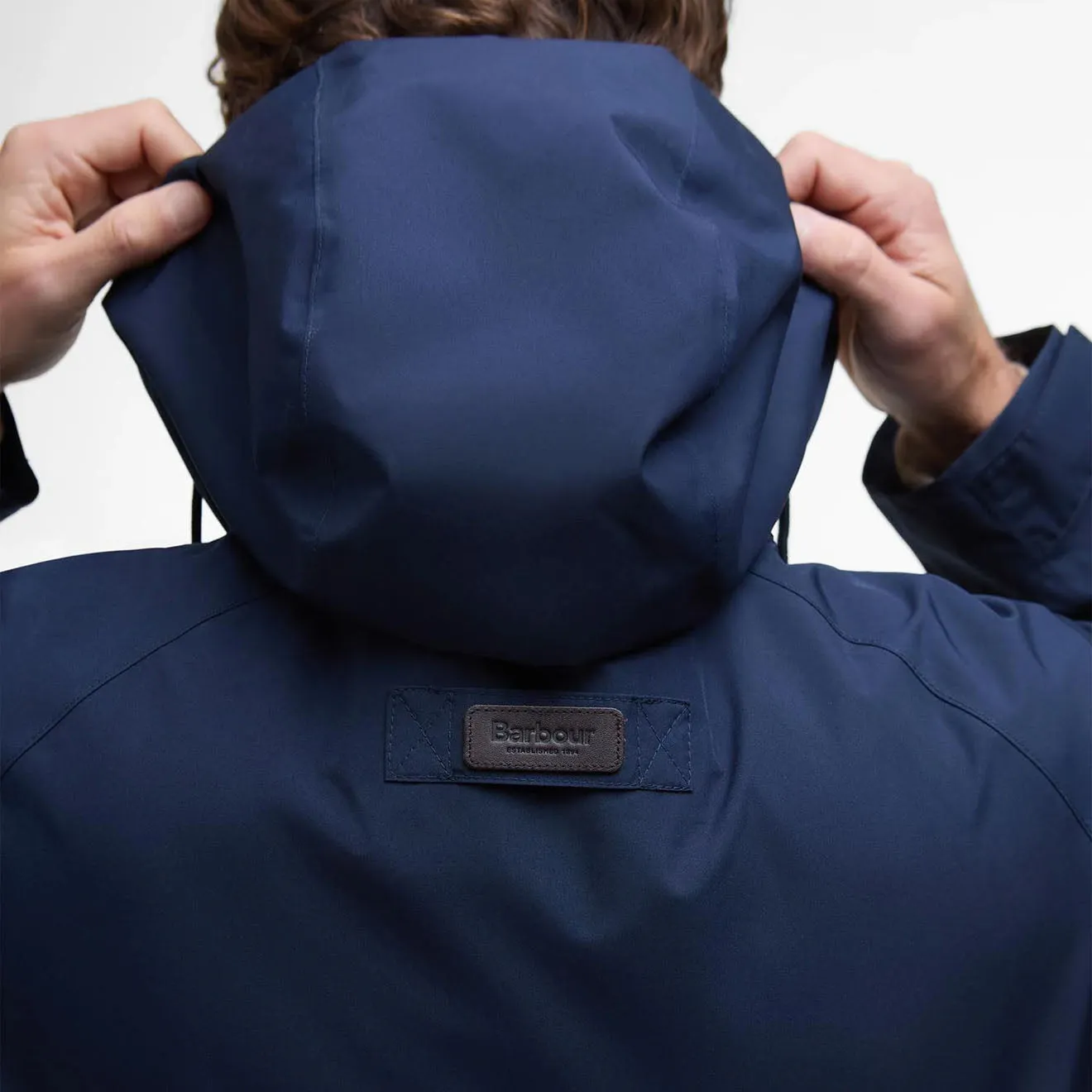 Barbour Trover Waterproof Jacket Navy