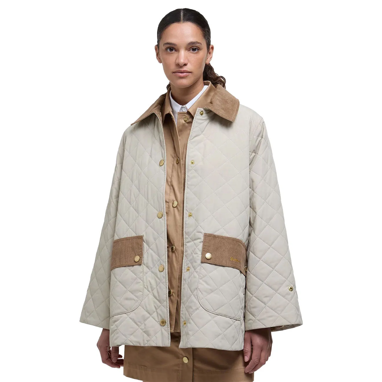 Barbour Womens Corinne Quilt Light Sand/Ancient