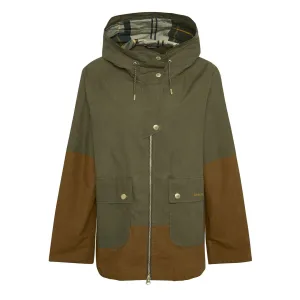 Barbour Womens Hayley Showerproof Jacket Dusky Green/Breen/Ancient Tartan