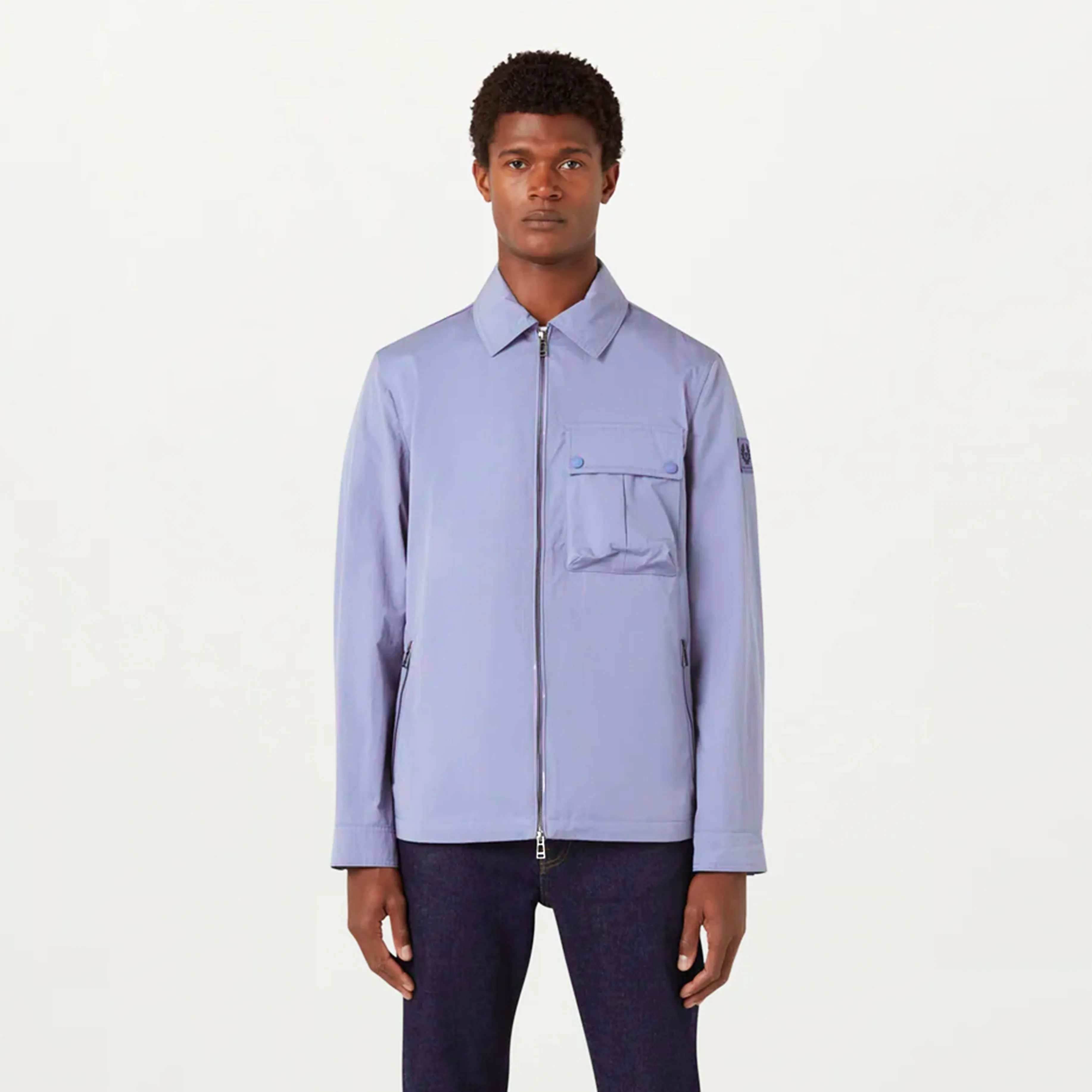 Belstaff Drome Overshirt Pale Heather
