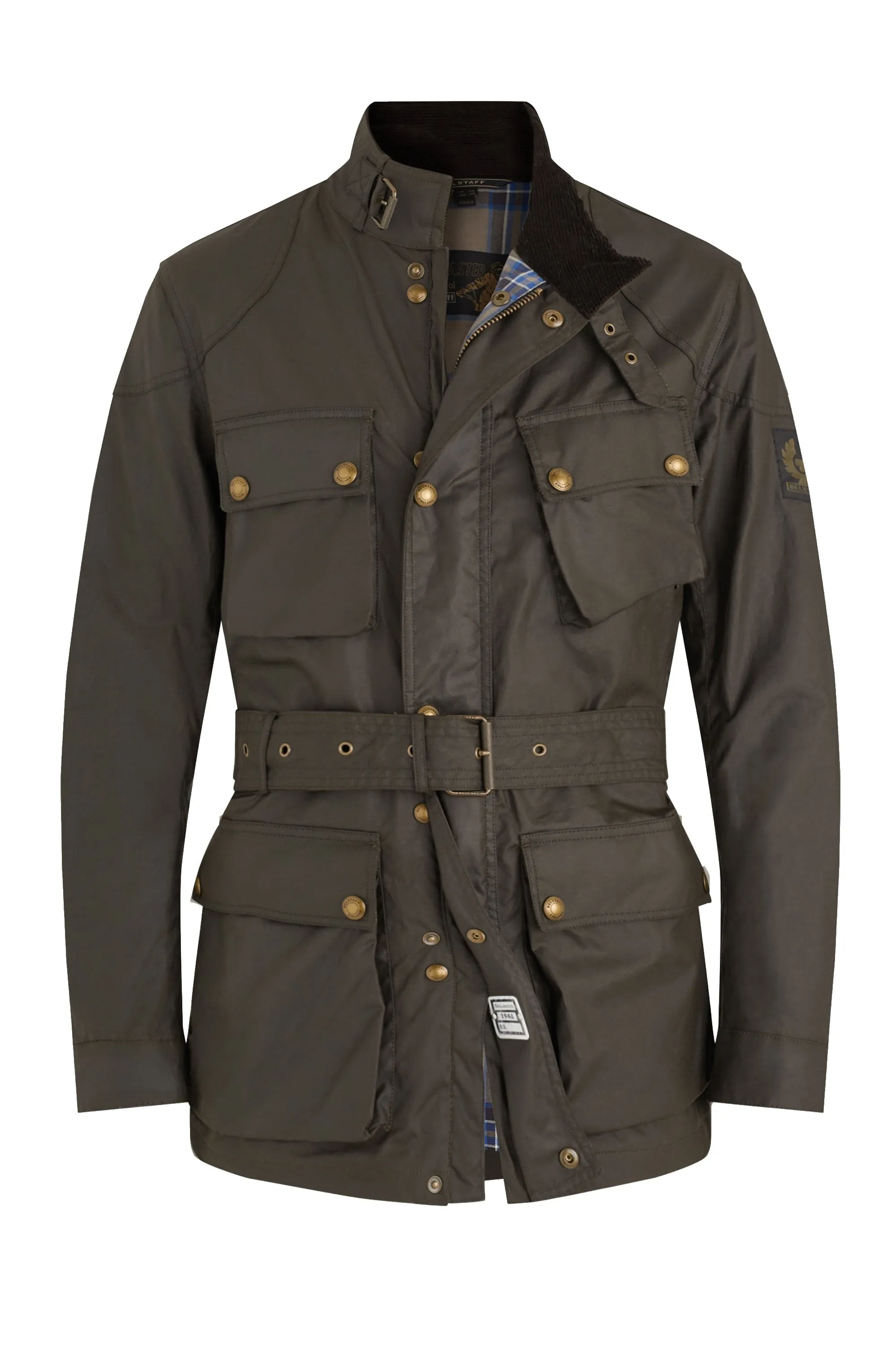 Belstaff Trialmaster Waxed Jacket Faded Olive