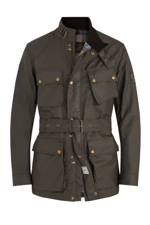 Belstaff Trialmaster Waxed Jacket Faded Olive