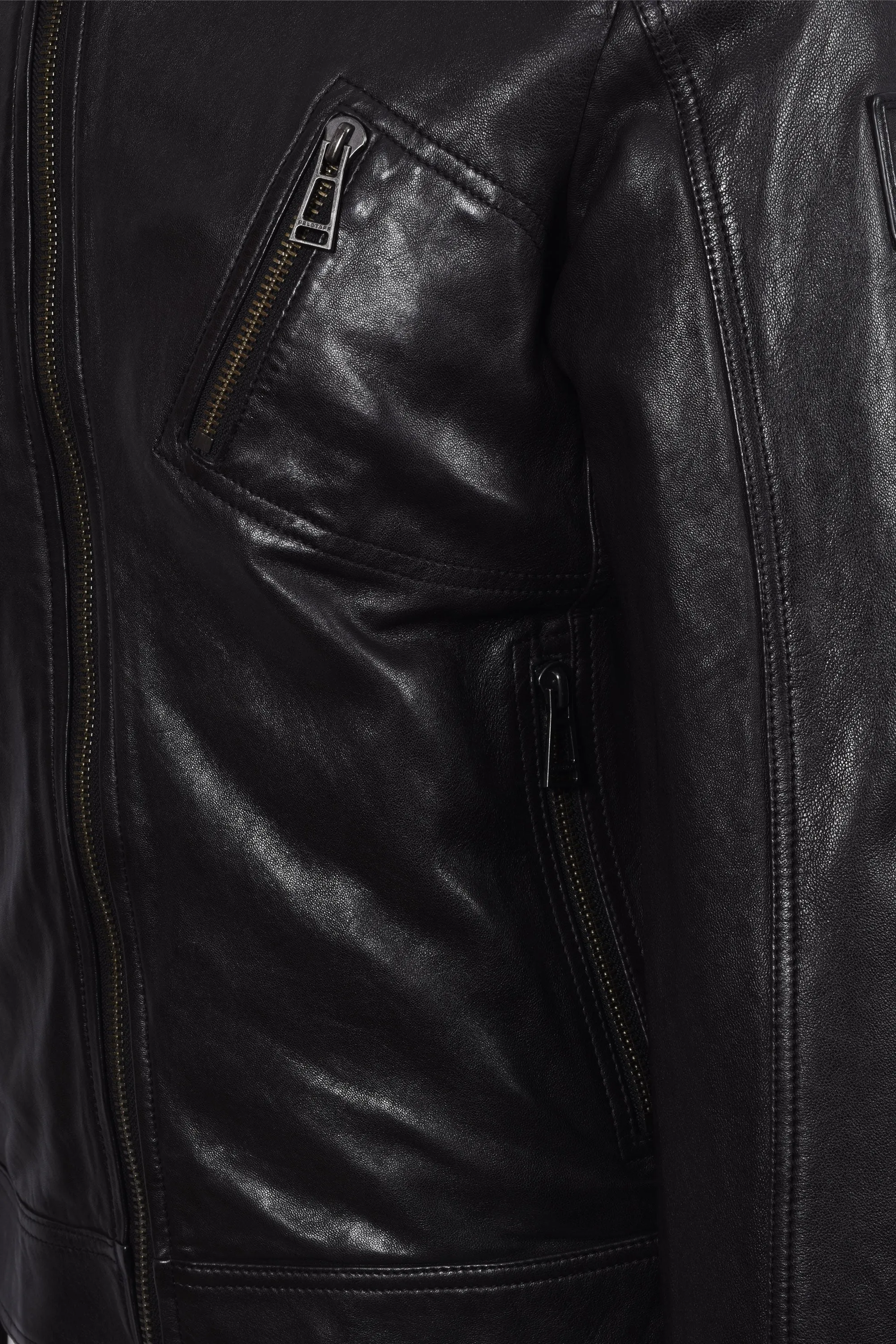Belstaff V Racer Leather Jacket Black