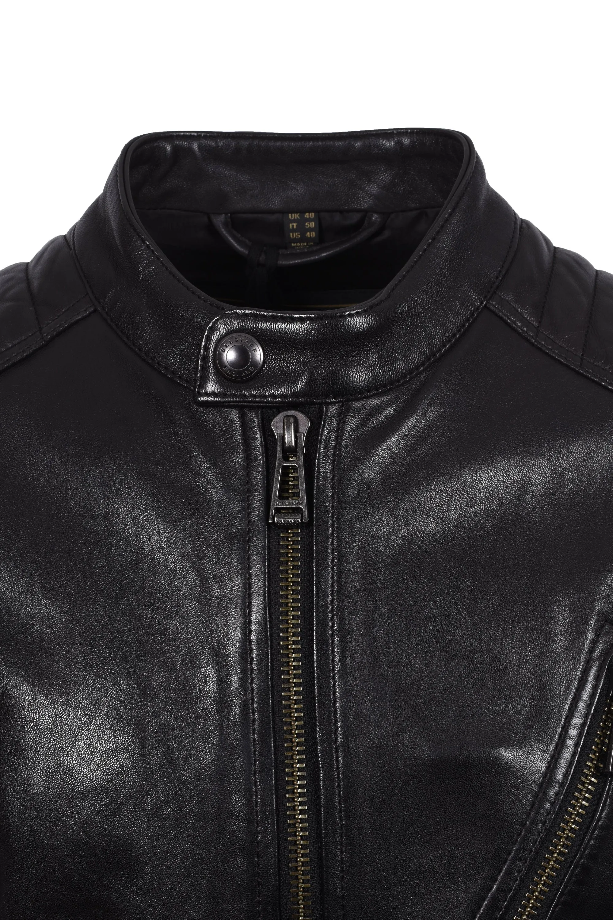 Belstaff V Racer Leather Jacket Black