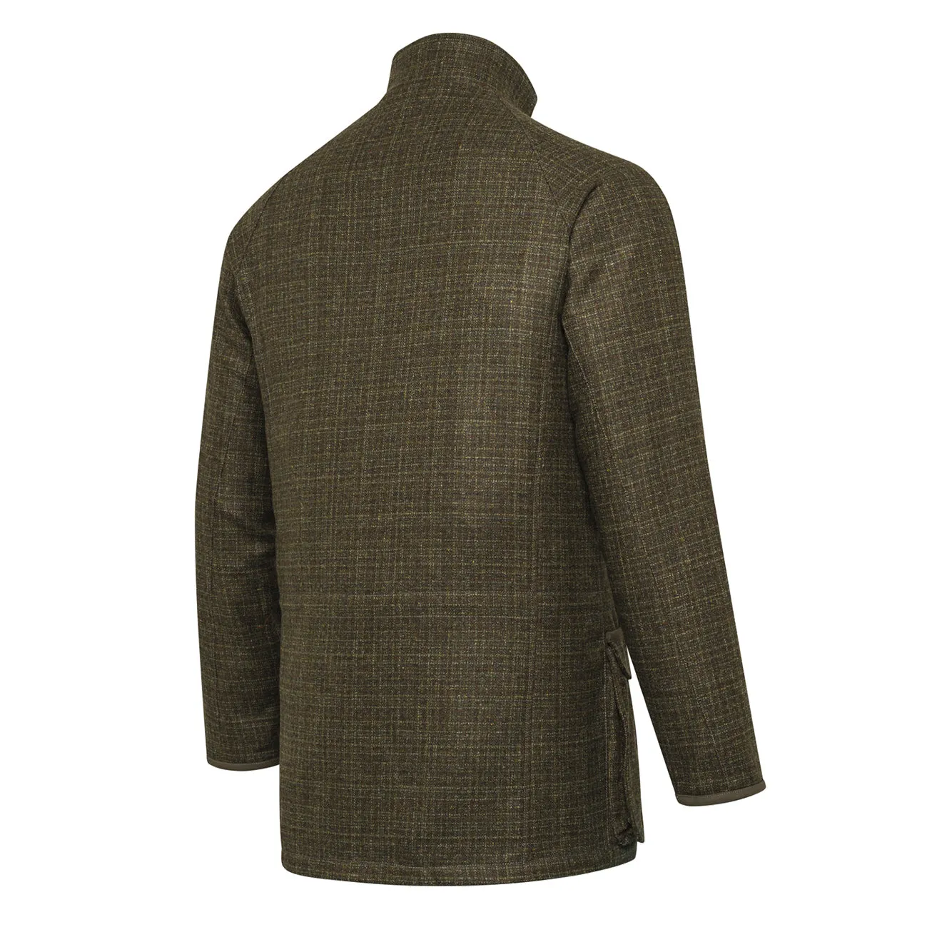 Beretta St James Coat Green & Rust Check