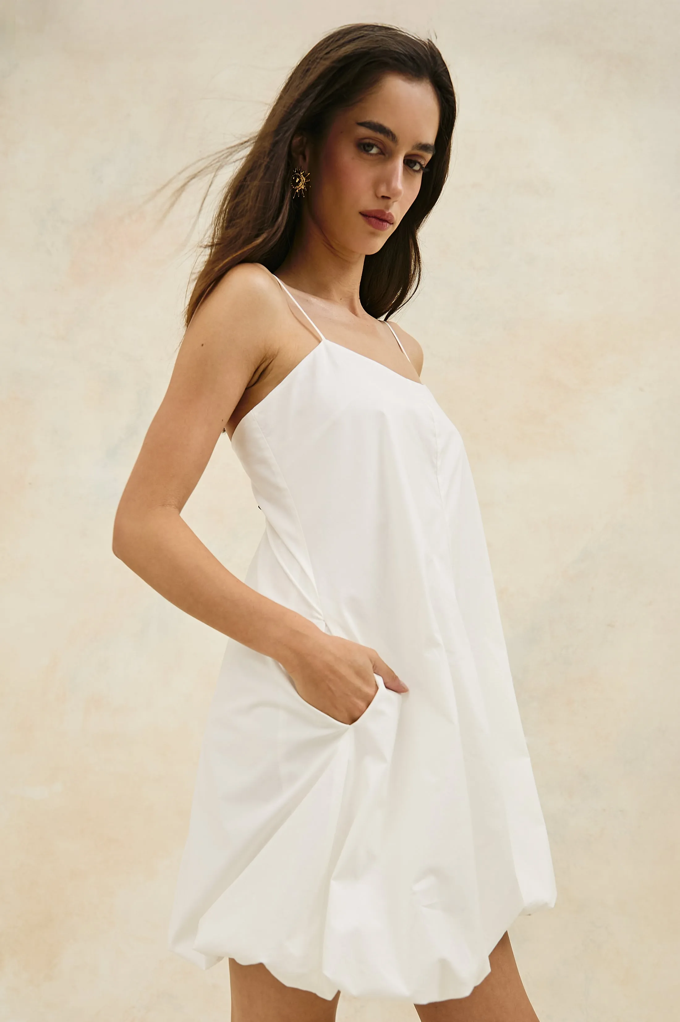 BLANCA DRESS - WHITE Rails