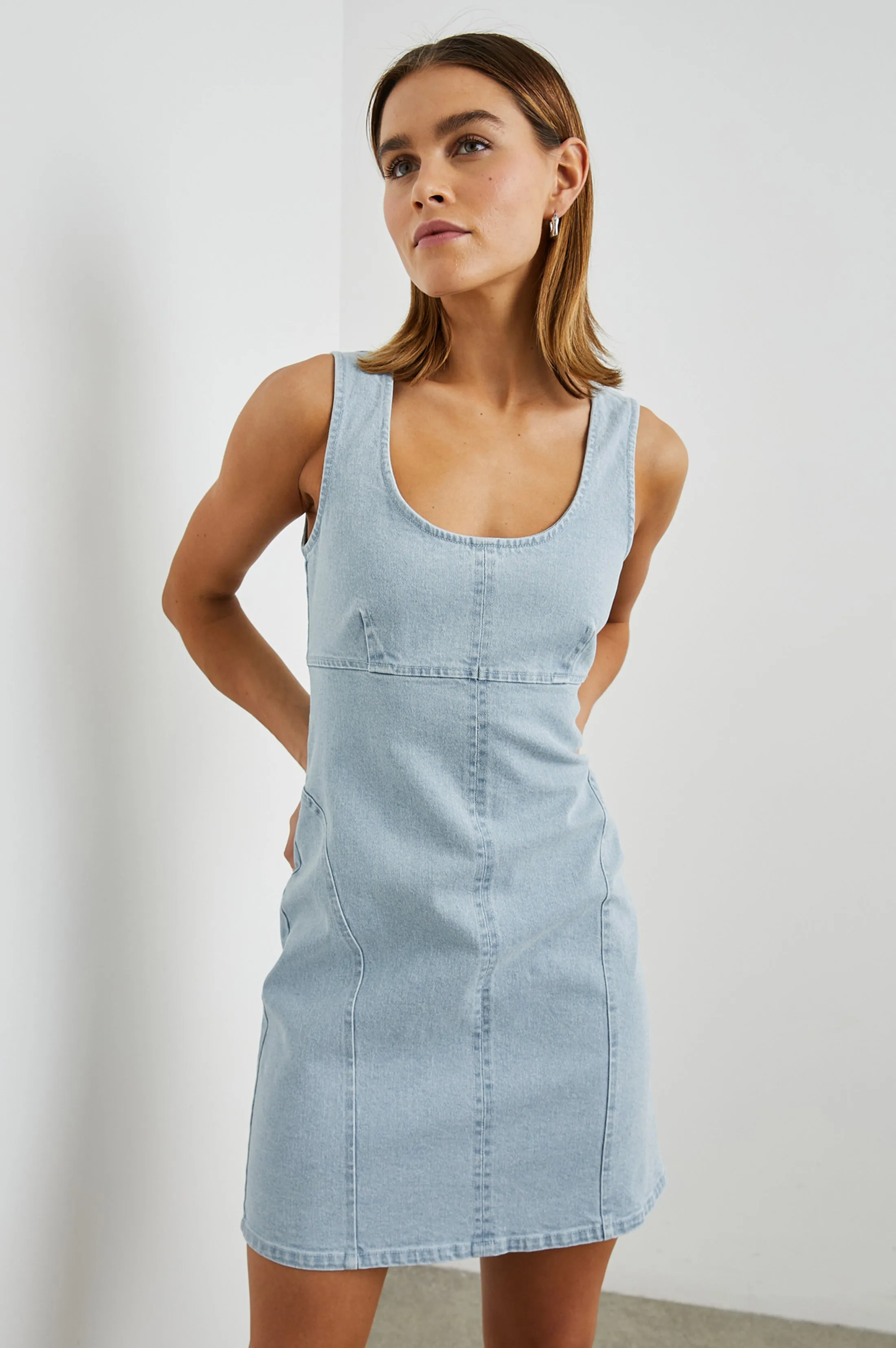 BLAZE DRESS - BLEACH INDIGO Rails