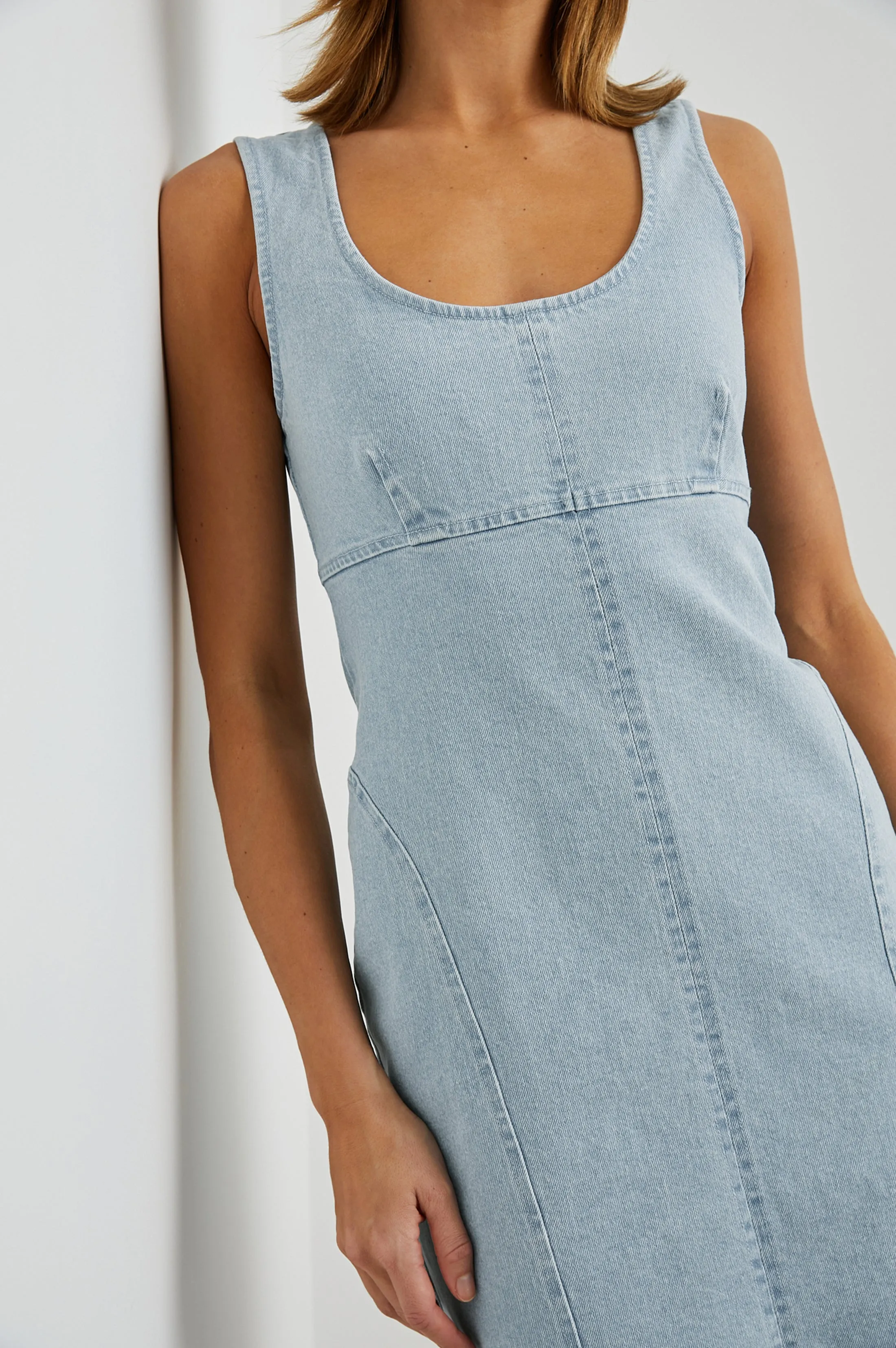 BLAZE DRESS - BLEACH INDIGO Rails