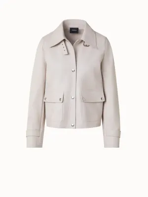 Blouson Leather Jacket Akris