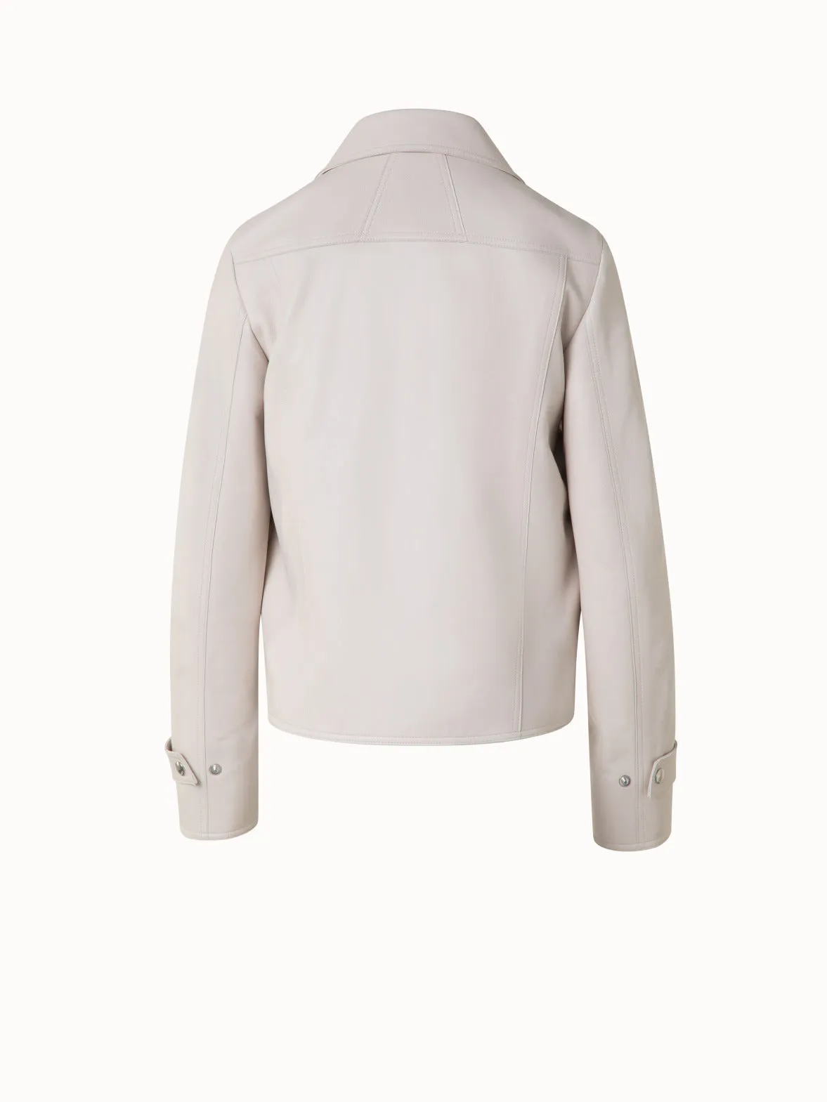 Blouson Leather Jacket Akris
