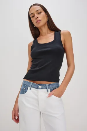 BOBBIE TOP - BLACK Rails