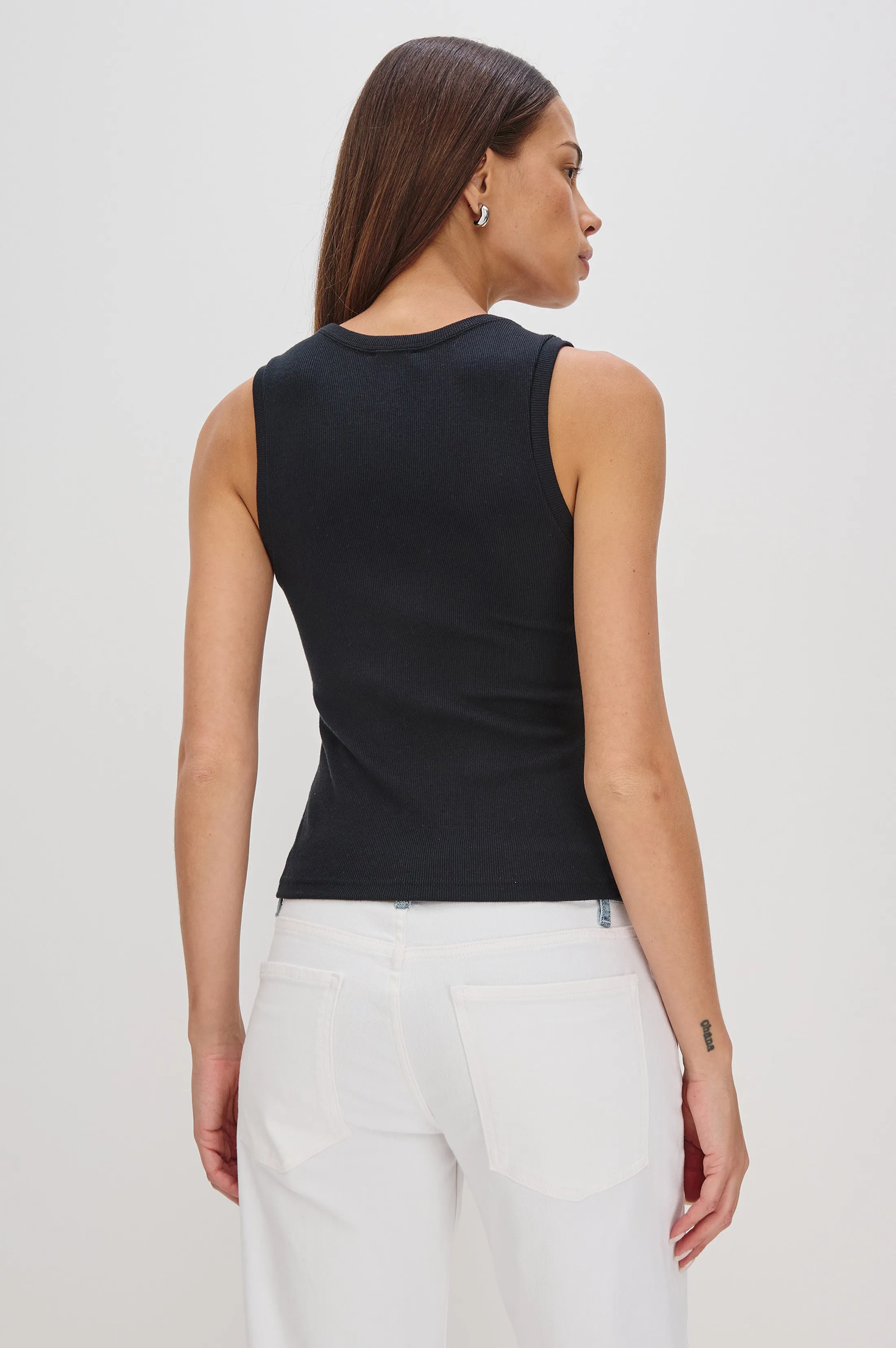BOBBIE TOP - BLACK Rails