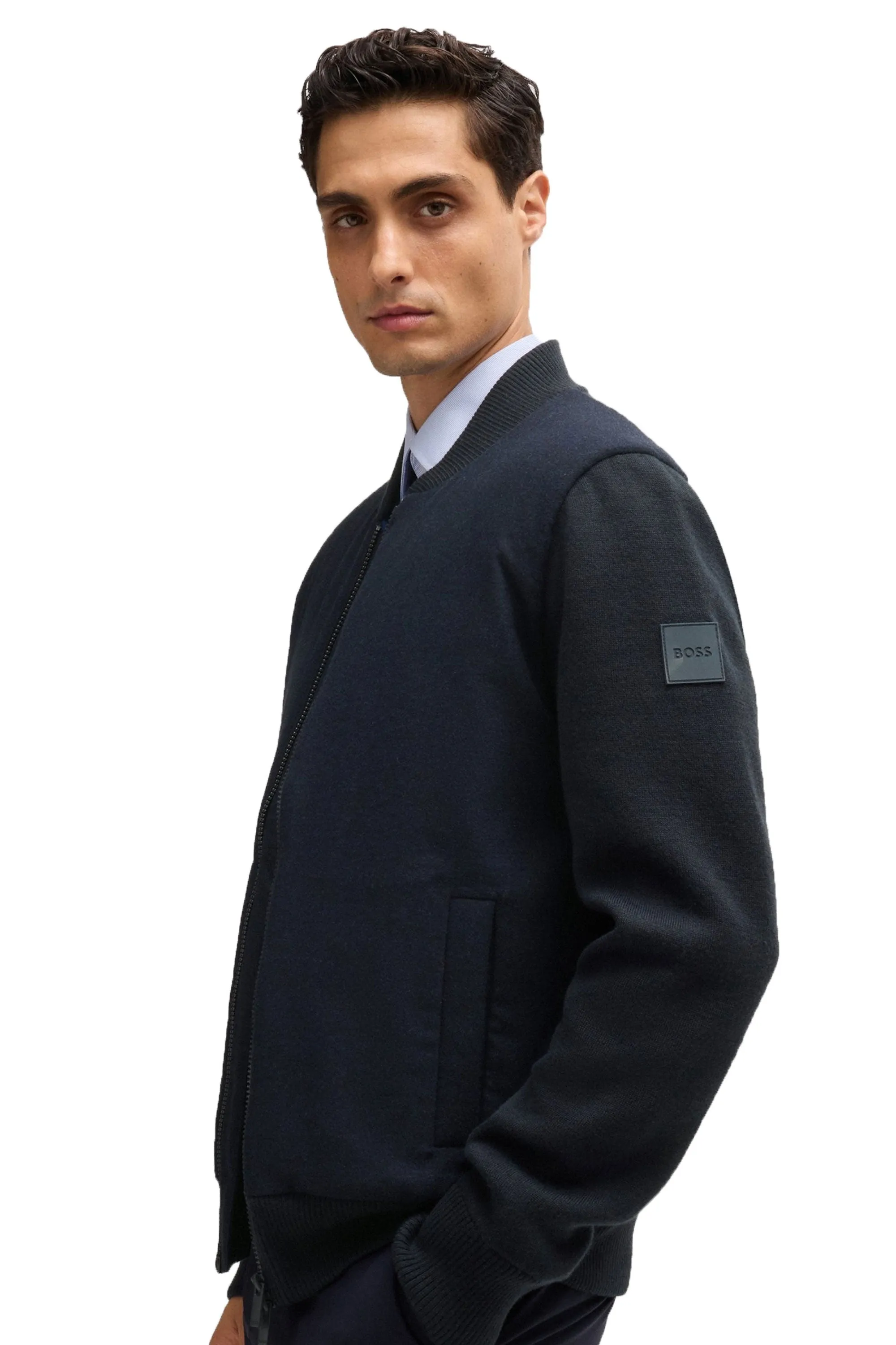 Boss P-Eflano Jacket Dark Blue