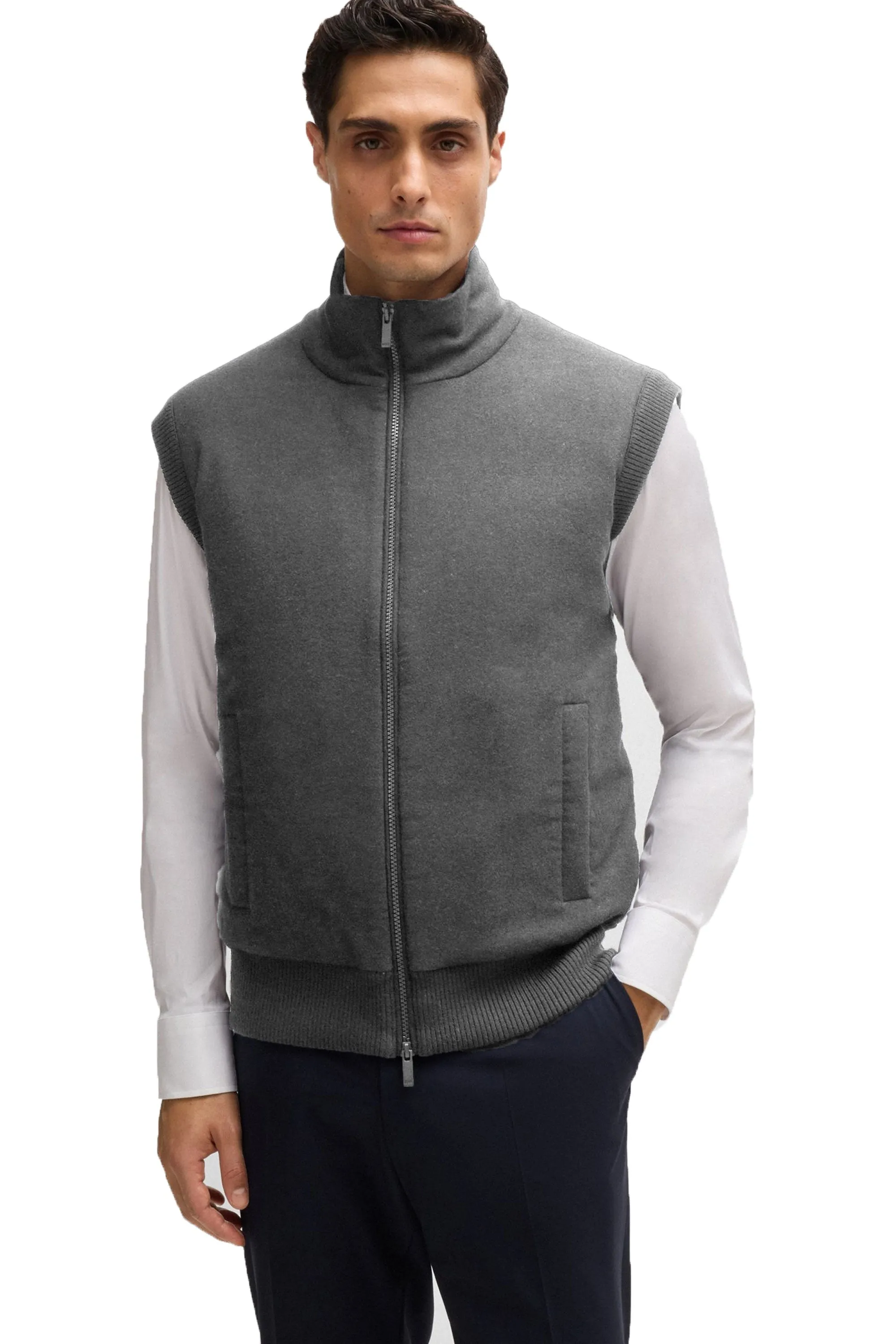 Boss P-eflanolo Jacket Medium Grey