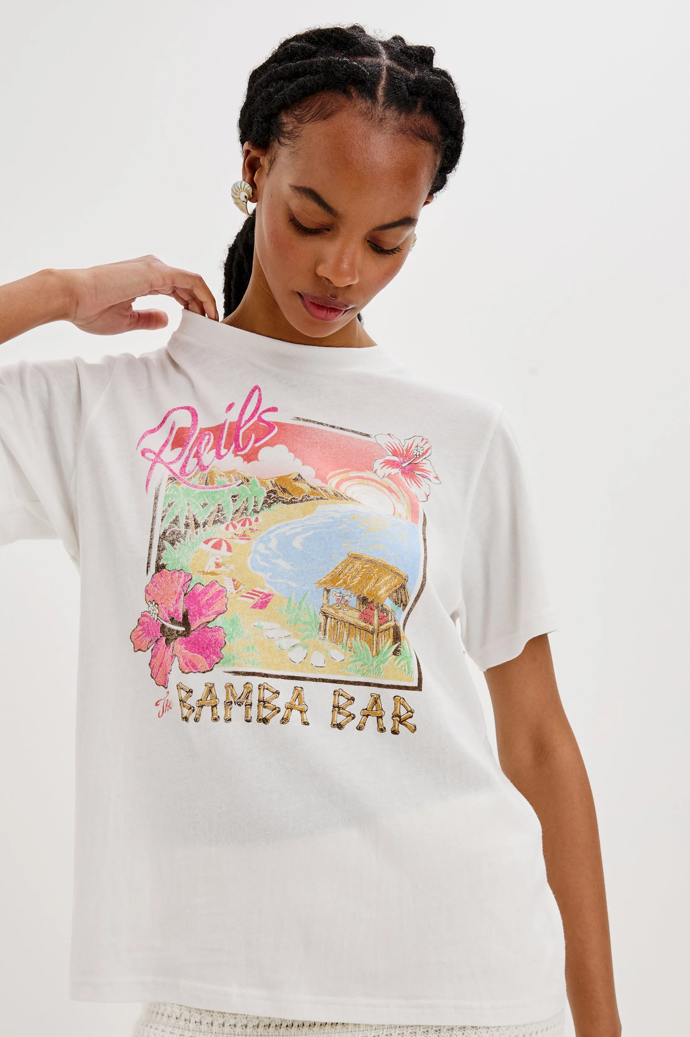 BOYFRIEND T-SHIRT - BAMBA BAR Rails