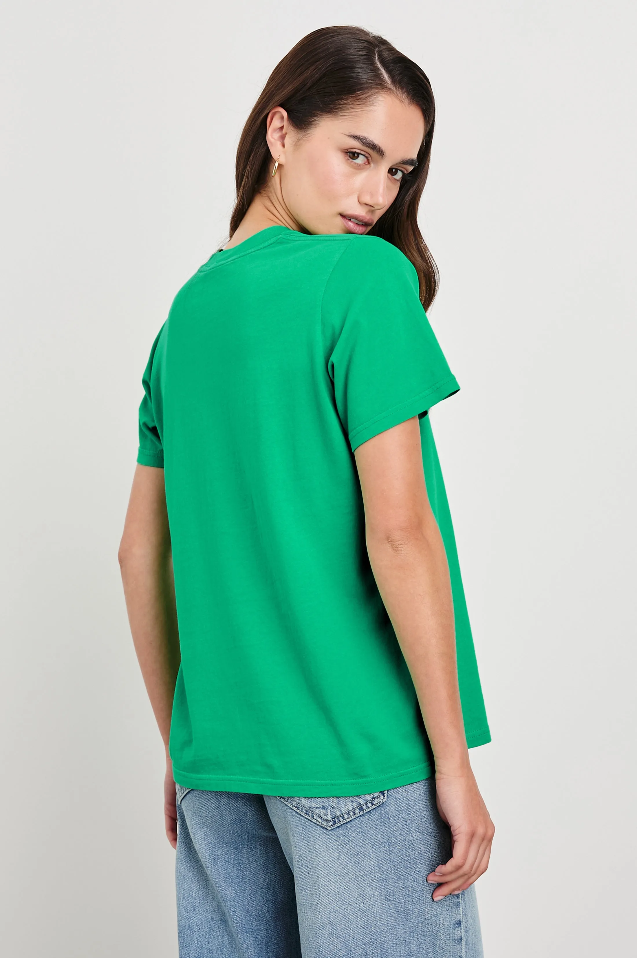 BOYFRIEND T-SHIRT - RAILS BOSTON GREEN Rails