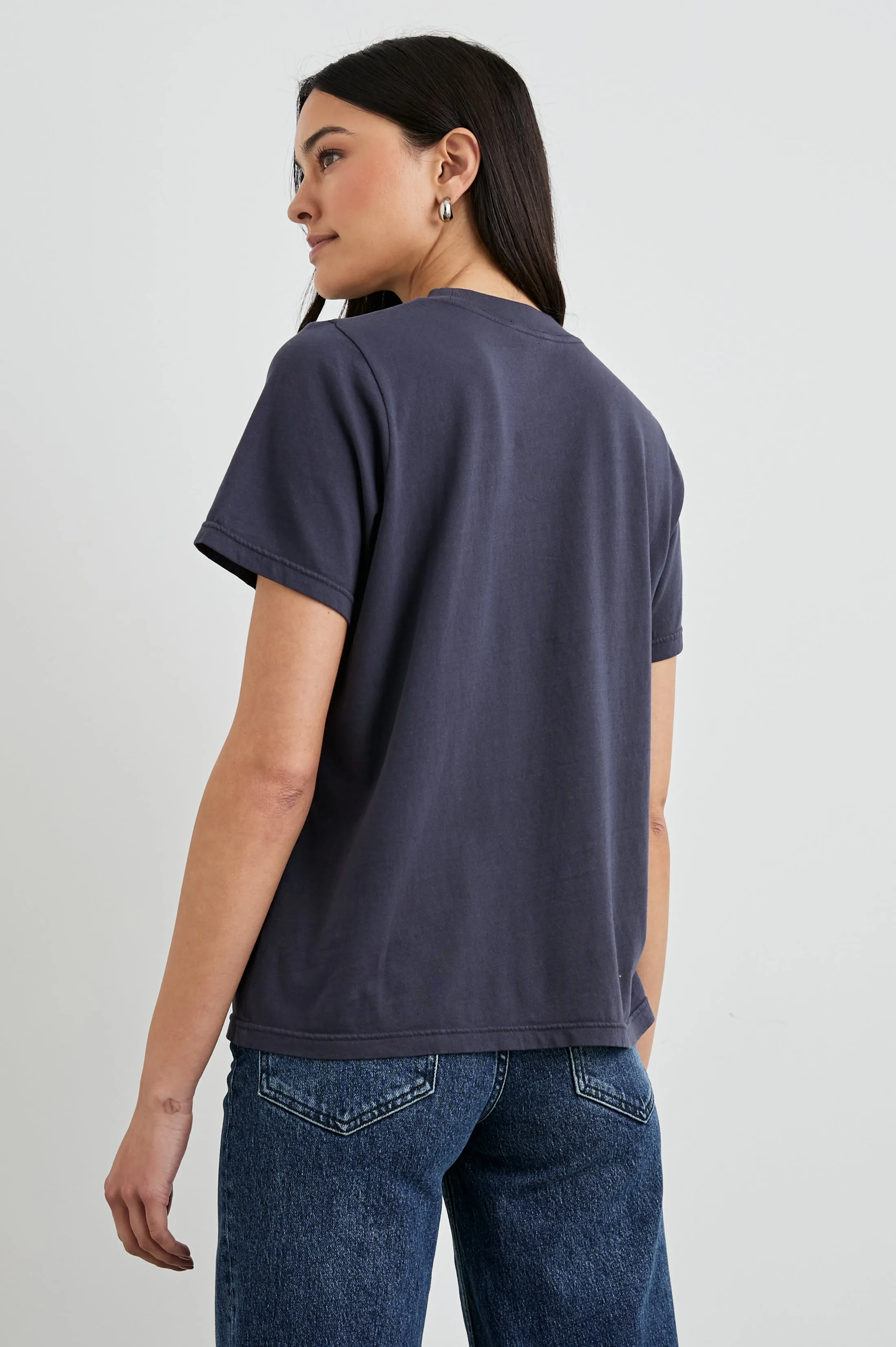 BOYFRIEND T-SHIRT - RAILS BOSTON NAVY Rails